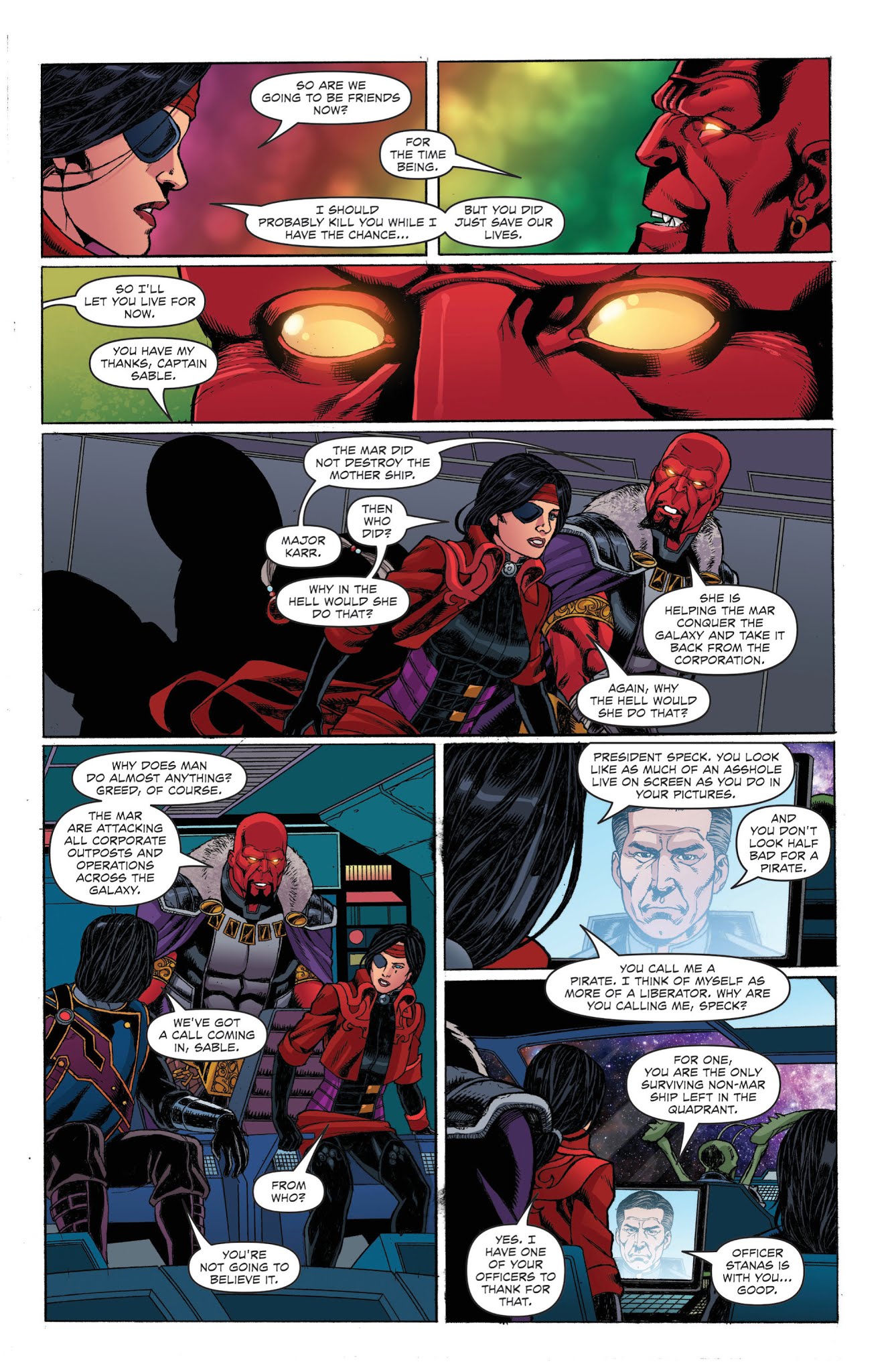 Read online The Black Sable comic -  Issue #6 - 10