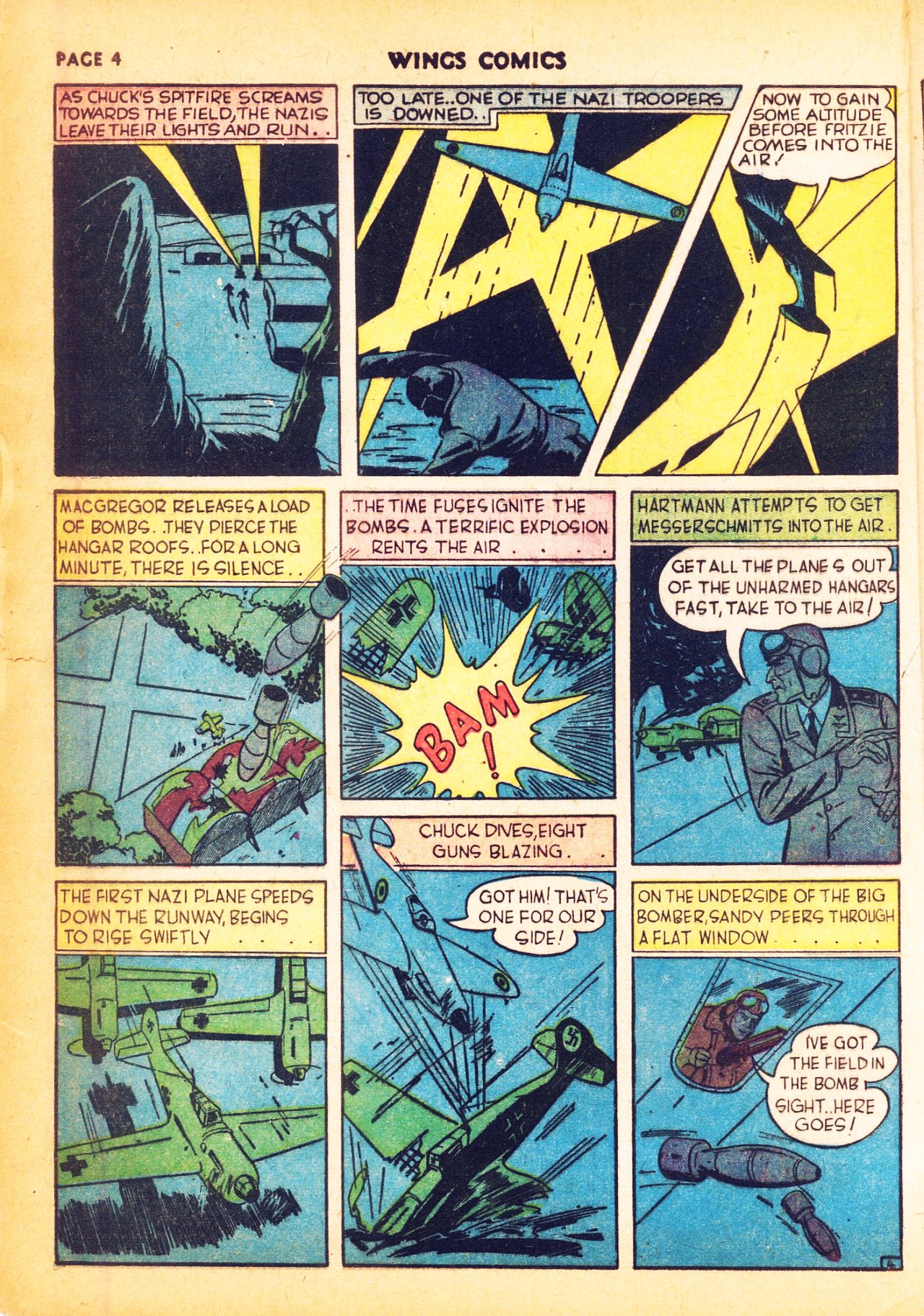 Read online Wings Comics comic -  Issue #4 - 6