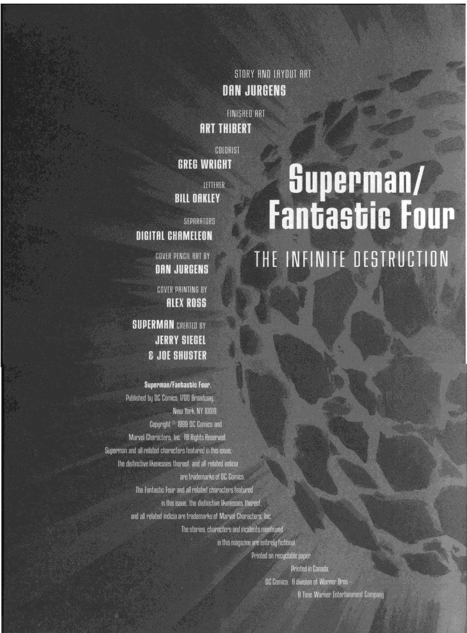 Read online Superman/Fantastic Four comic -  Issue # Full - 2