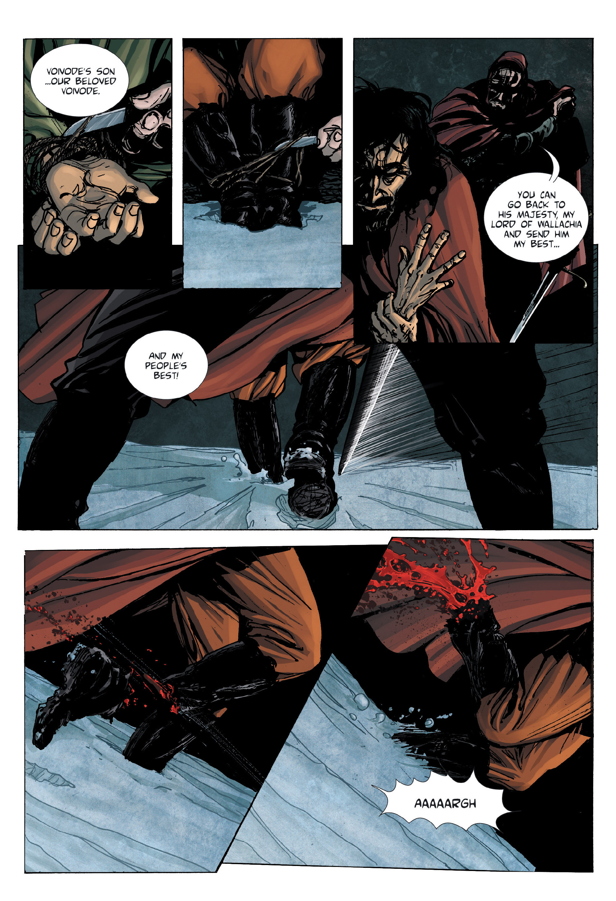 Read online Voivod: The True Story of Vlad the Impaler comic -  Issue # TPB - 86