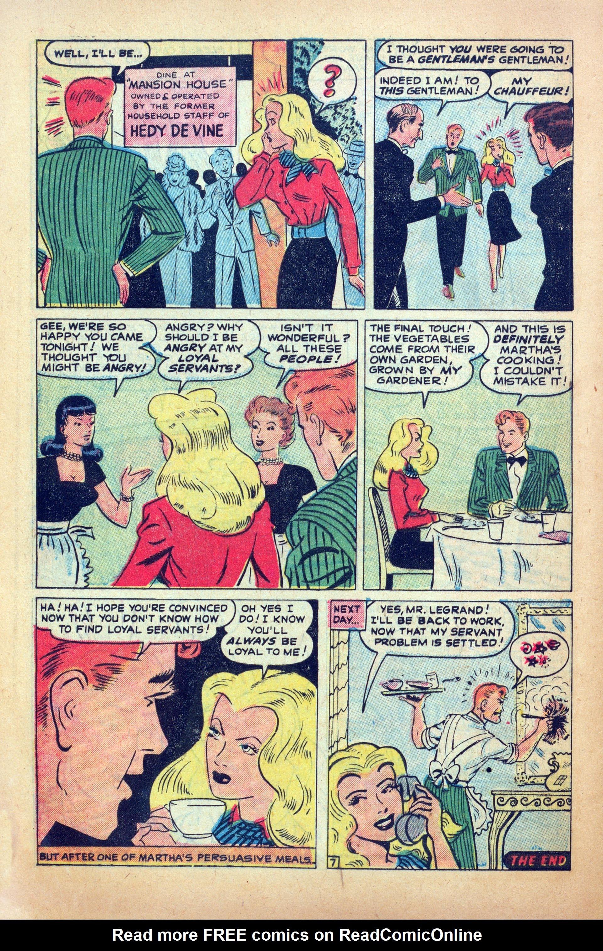 Read online Hedy Of Hollywood Comics comic -  Issue #38 - 48