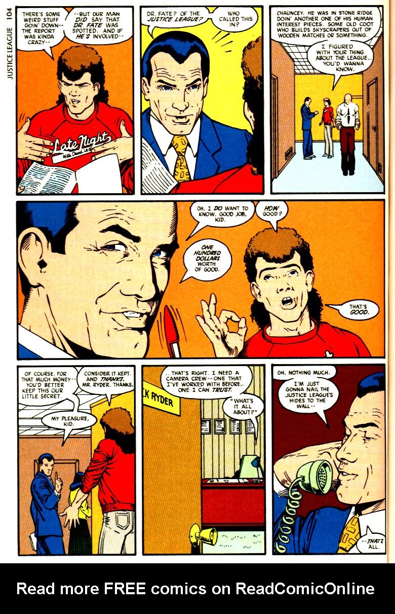 Read online Justice League International (1987) comic -  Issue #1-7 - A New Beginning - 105