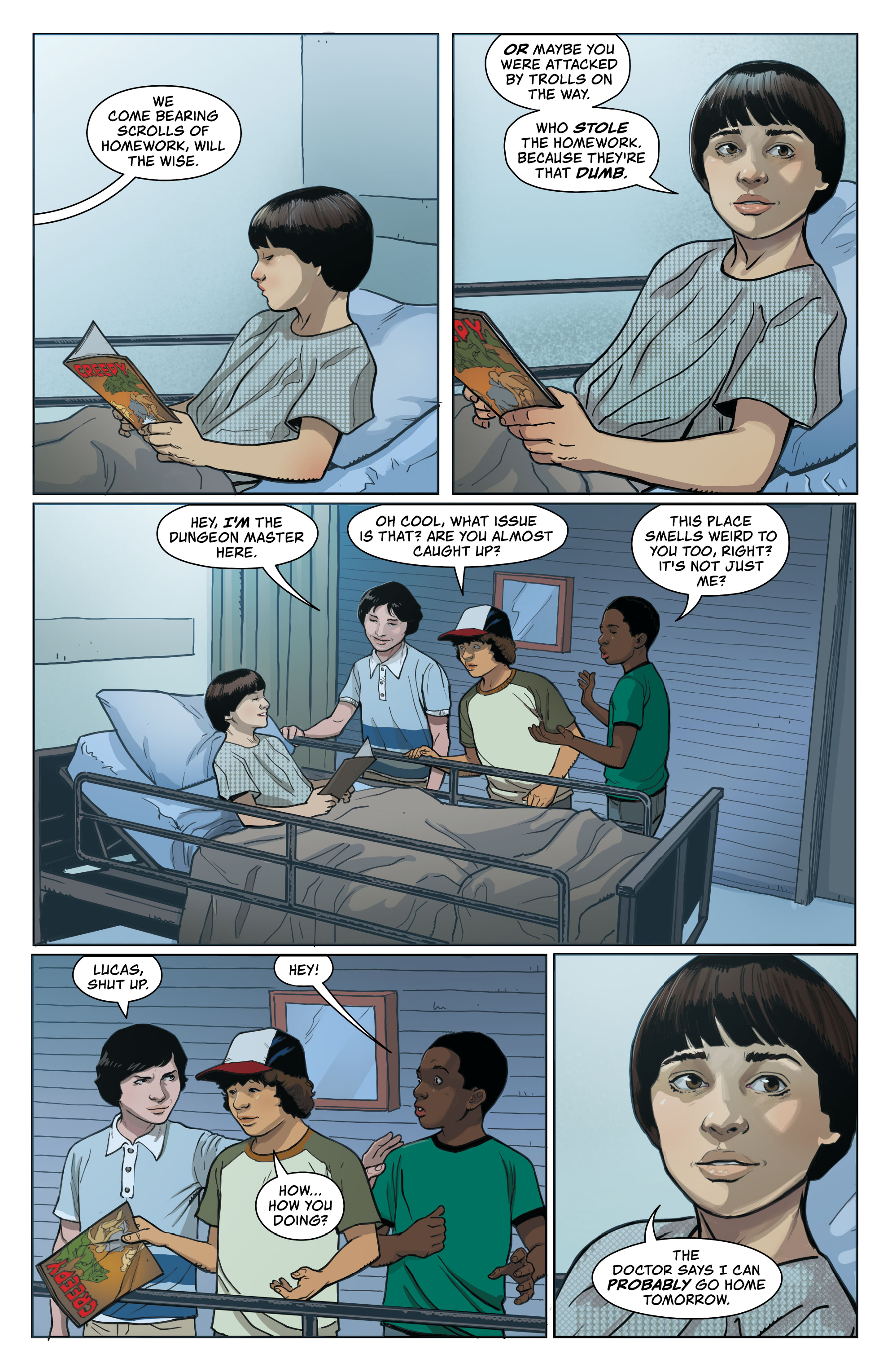 Read online Stranger Things and Dungeons & Dragons comic -  Issue #2 - 4