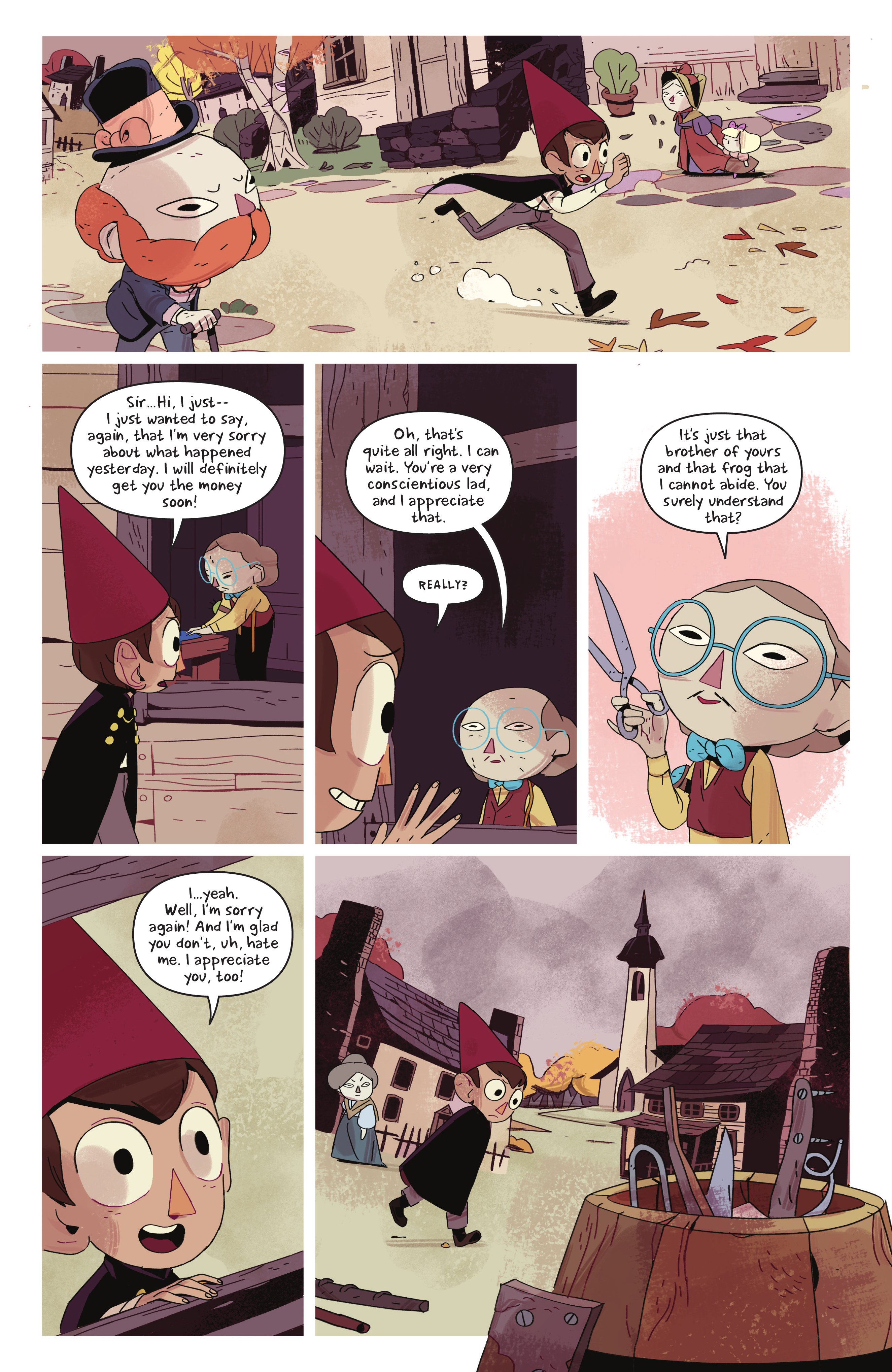 Read online Over the Garden Wall: Hollow Town comic -  Issue # TPB - 47