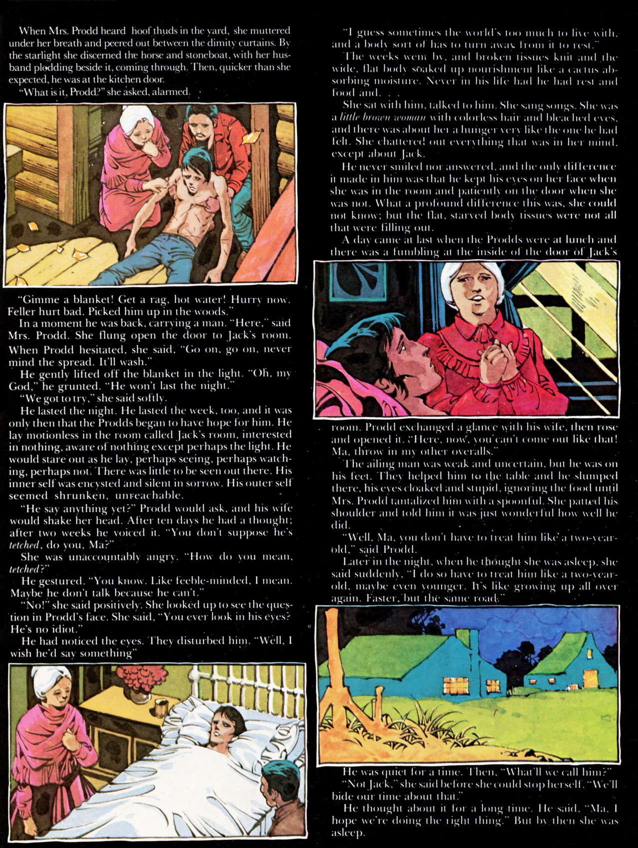 Read online Heavy Metal Presents Theodore Sturgeon's More Than Human comic -  Issue # TPB - 17