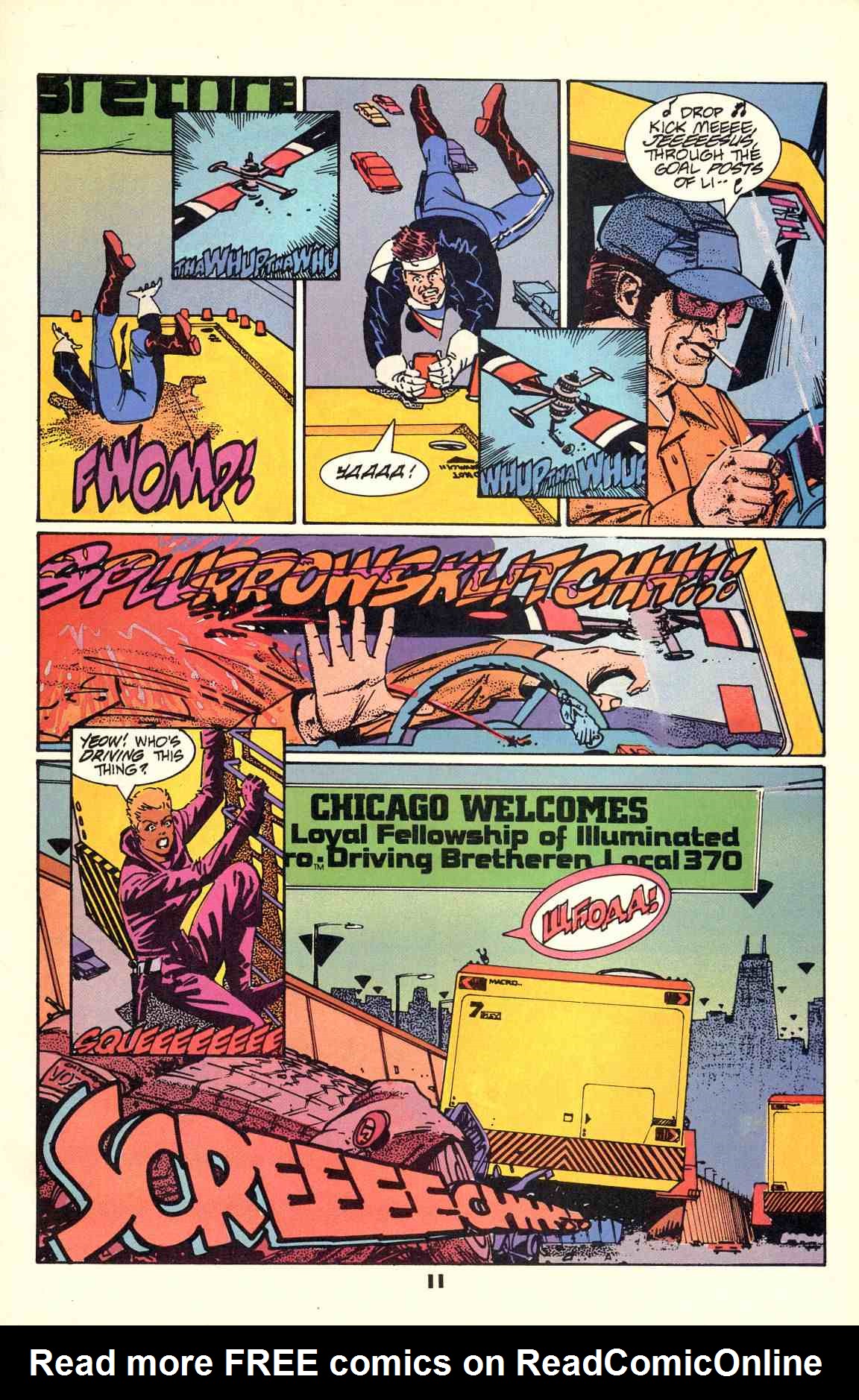 Read online Howard Chaykin's American Flagg comic -  Issue #4 - 13