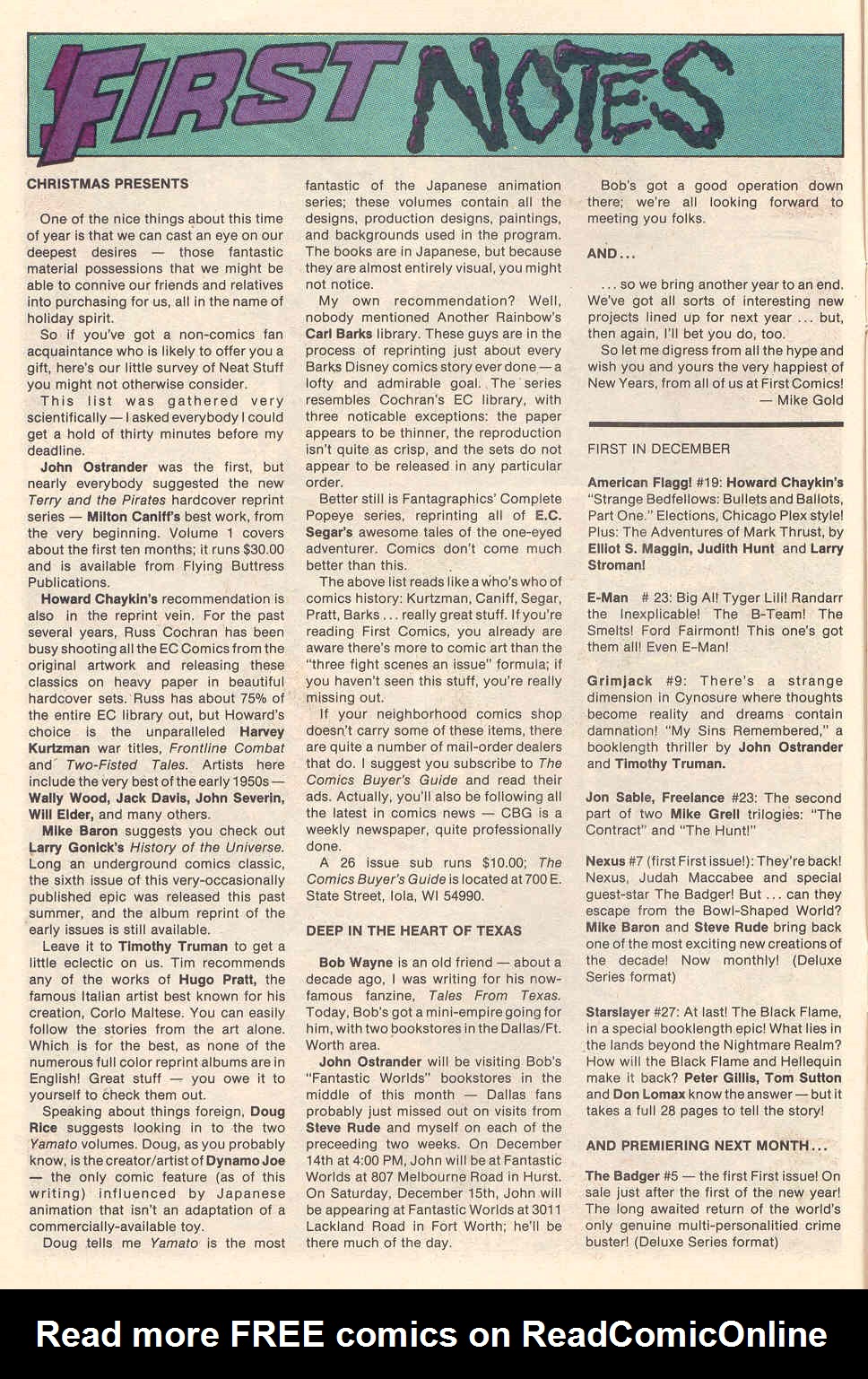 Read online Starslayer comic -  Issue #27 - 31