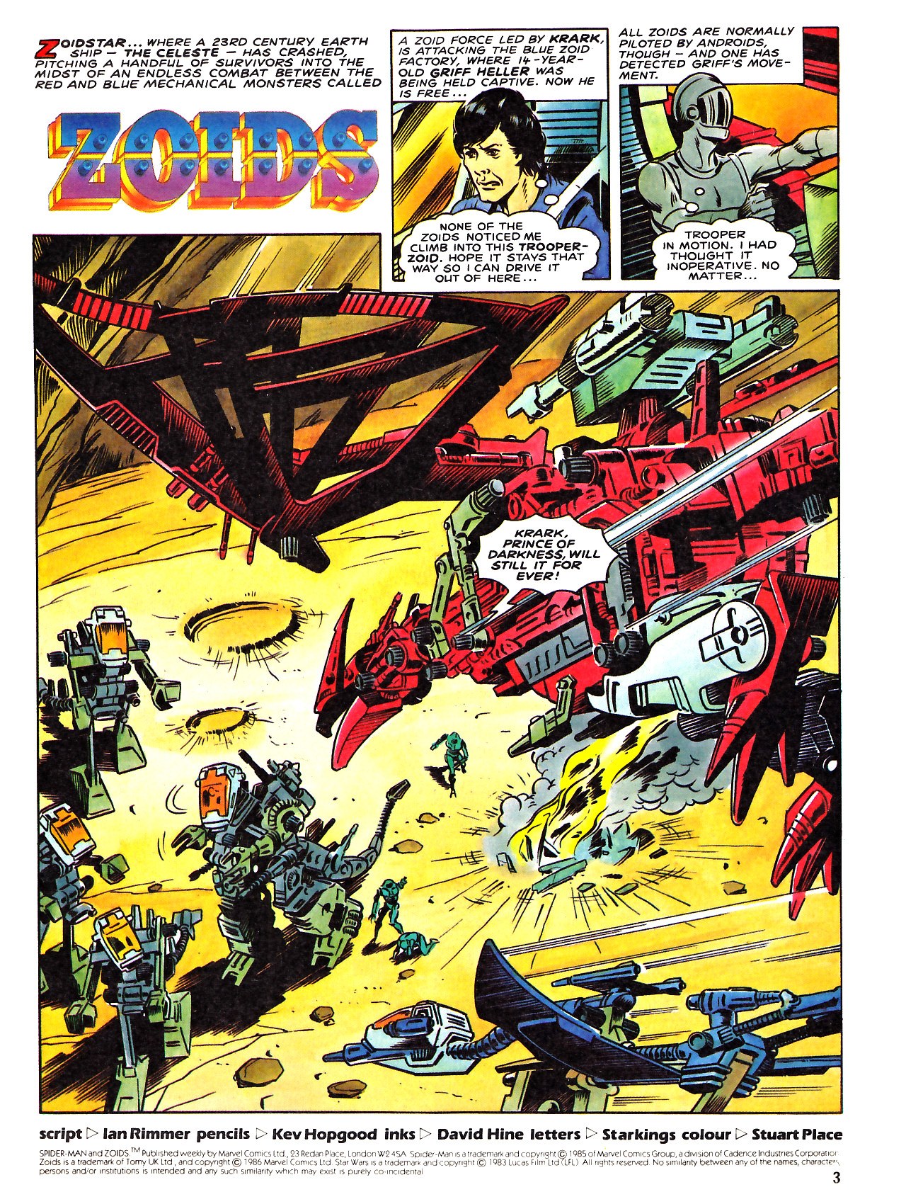 Read online Spider-Man and Zoids comic -  Issue #17 - 3