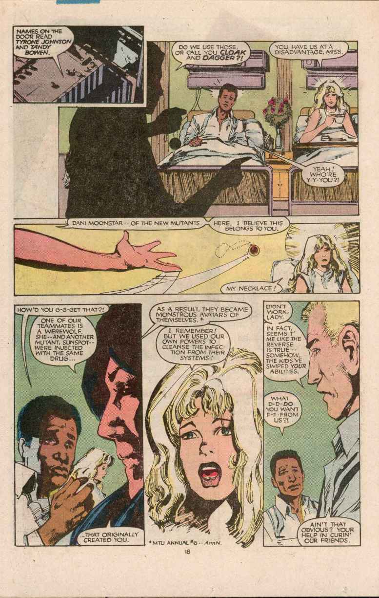 Read online The New Mutants comic -  Issue #23 - 19