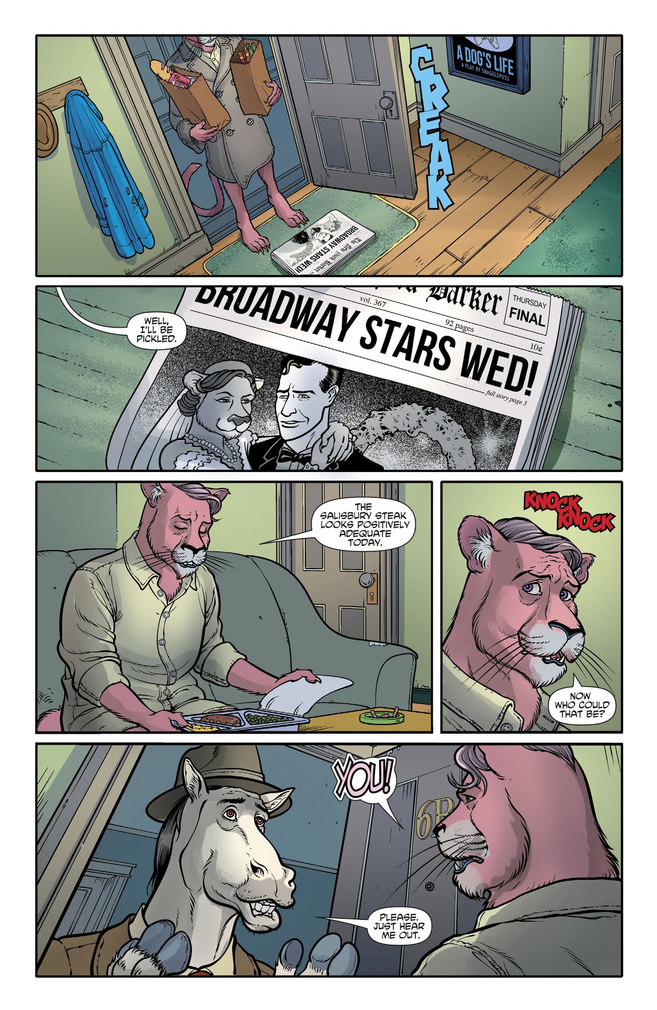 Read online Exit Stage Left: The Snagglepuss Chronicles comic -  Issue #6 - 12