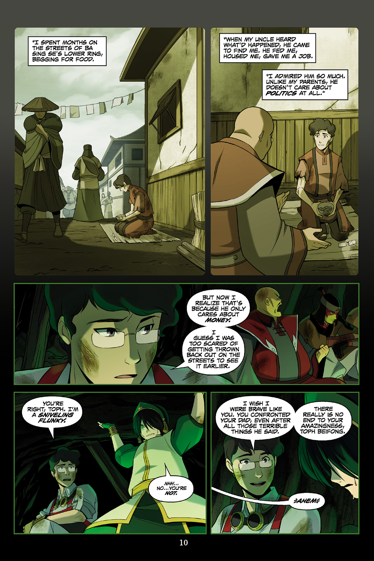 Read online Nickelodeon Avatar: The Last Airbender - The Rift comic -  Issue # Part 3 - 11