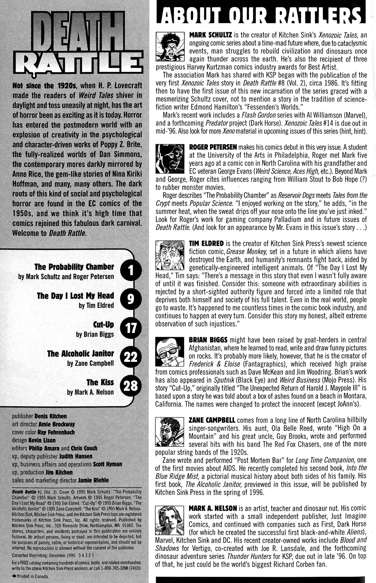 Read online Death Rattle (1995) comic -  Issue #1 - 2