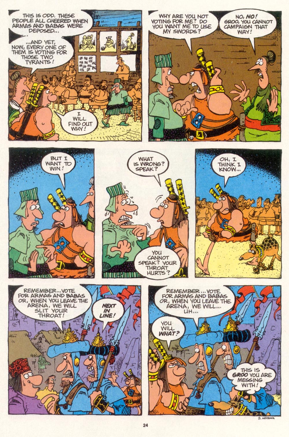 Read online Sergio Aragonés Groo the Wanderer comic -  Issue #108 - 26