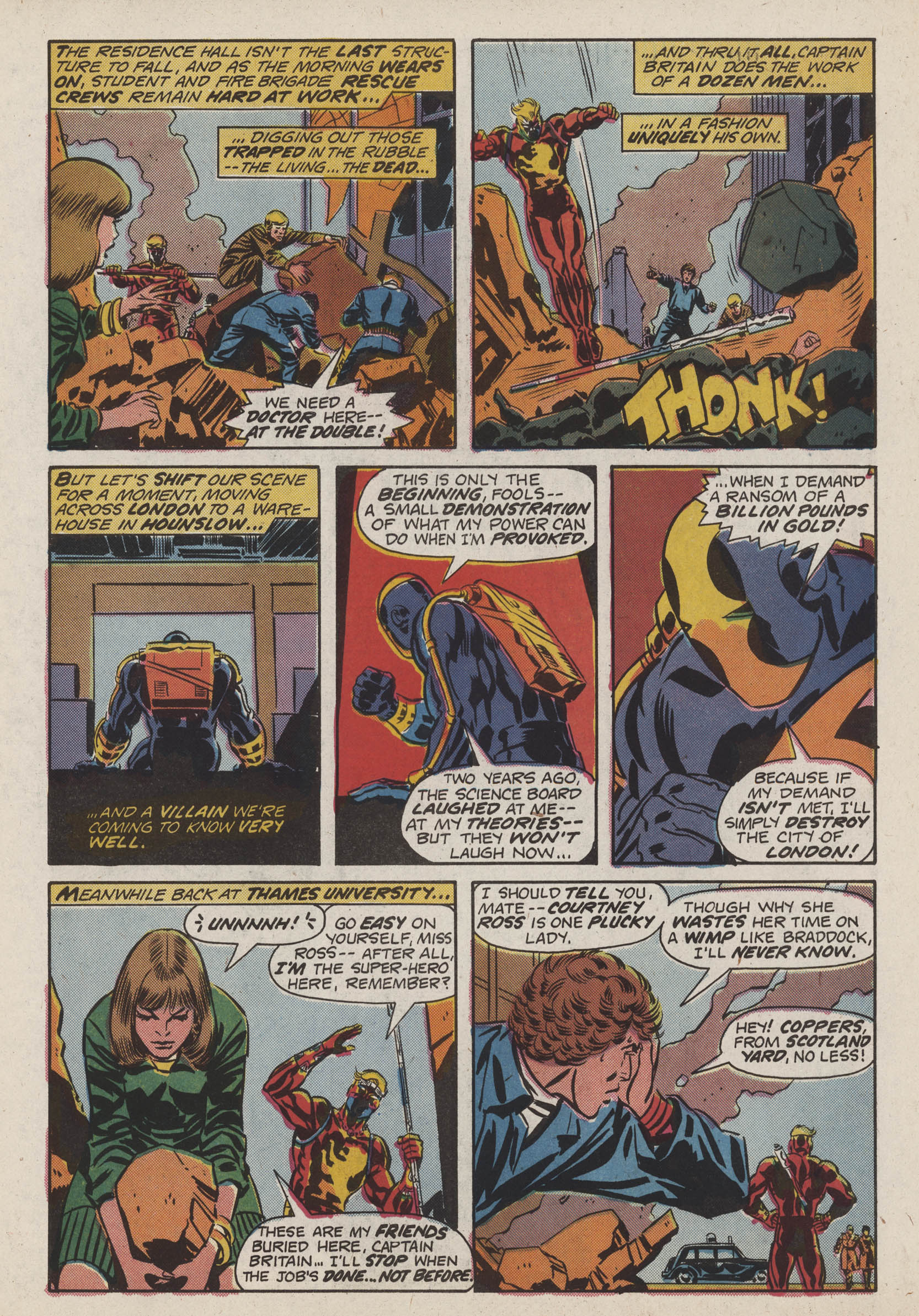 Read online Captain Britain (1976) comic -  Issue #5 - 3