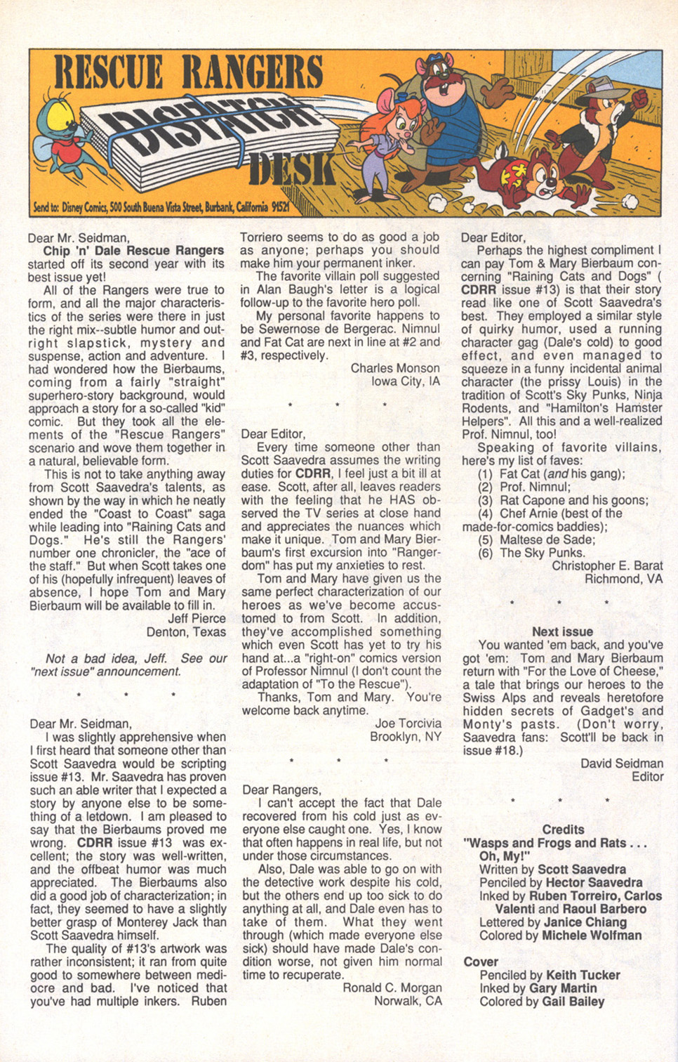Read online Disney's Chip 'N Dale Rescue Rangers comic -  Issue #16 - 34