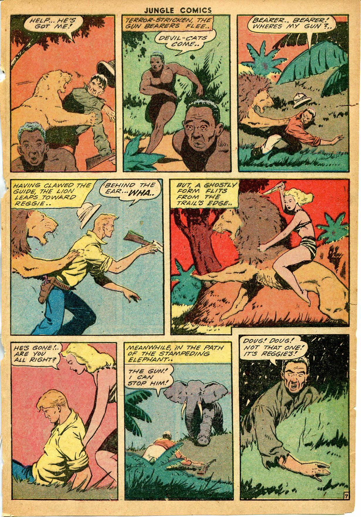 Read online Jungle Comics comic -  Issue #52 - 49