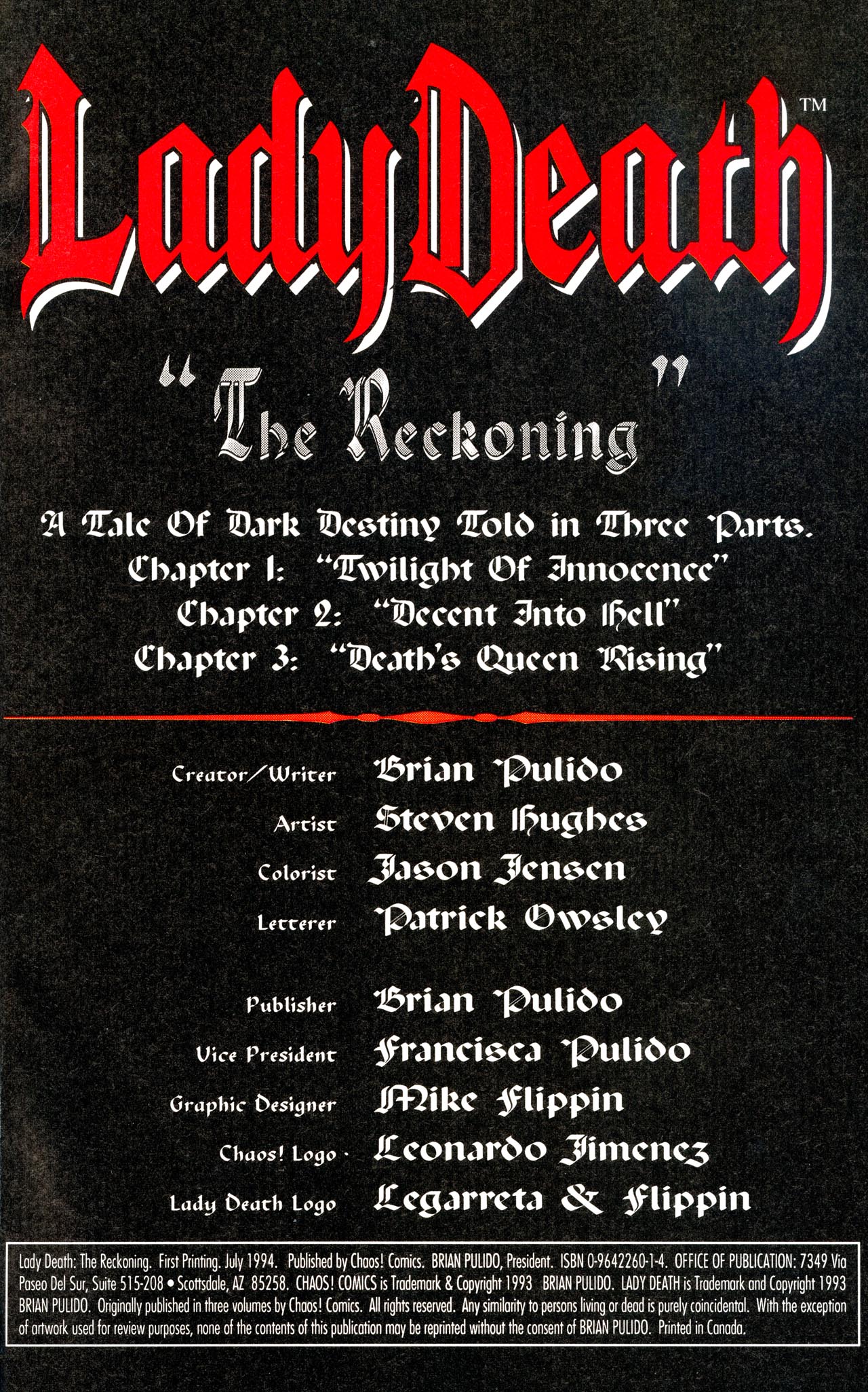 Read online Lady Death (1994) comic -  Issue # TPB - 3