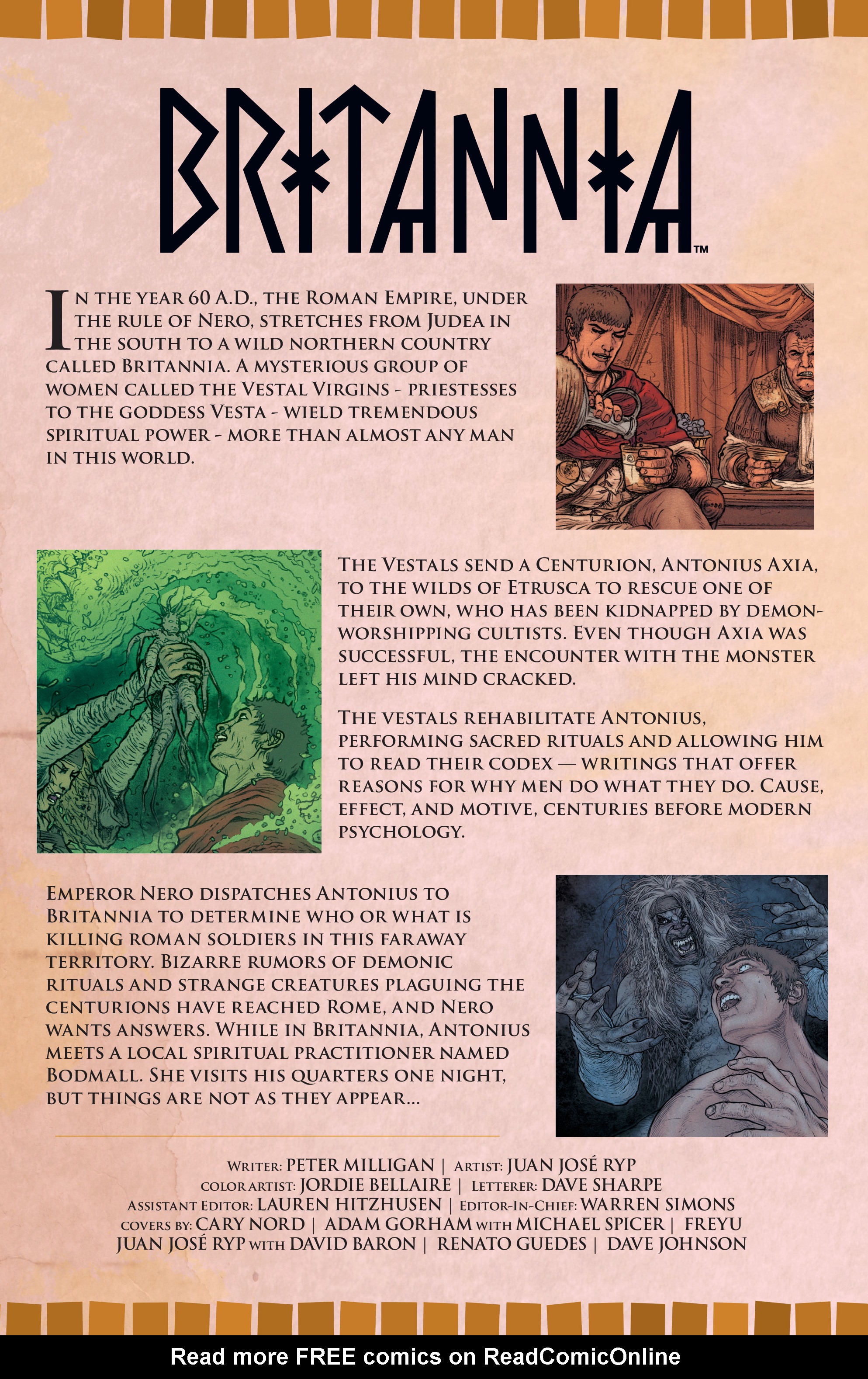 Read online Britannia comic -  Issue #4 - 3