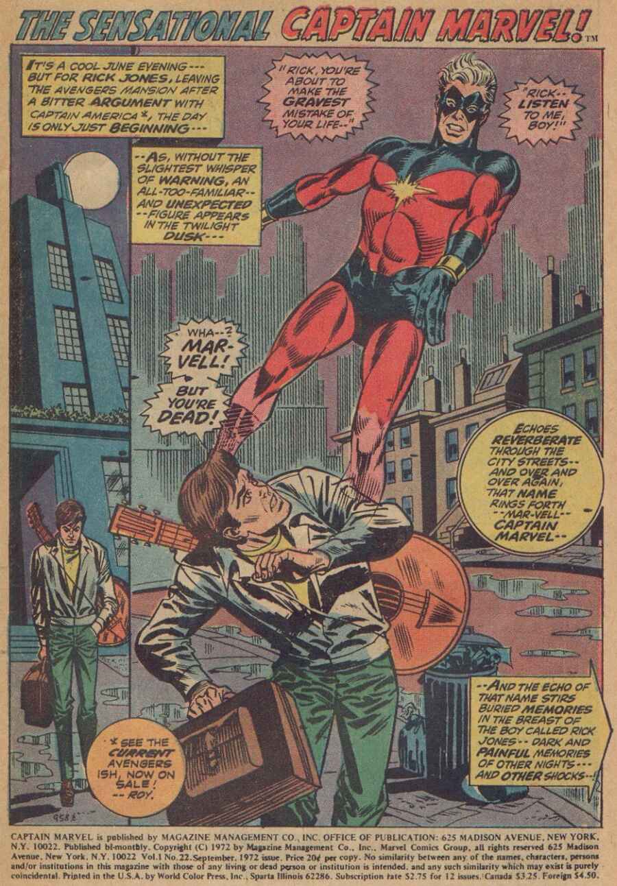 Captain Marvel (1968) Issue #22 #22 - English 2