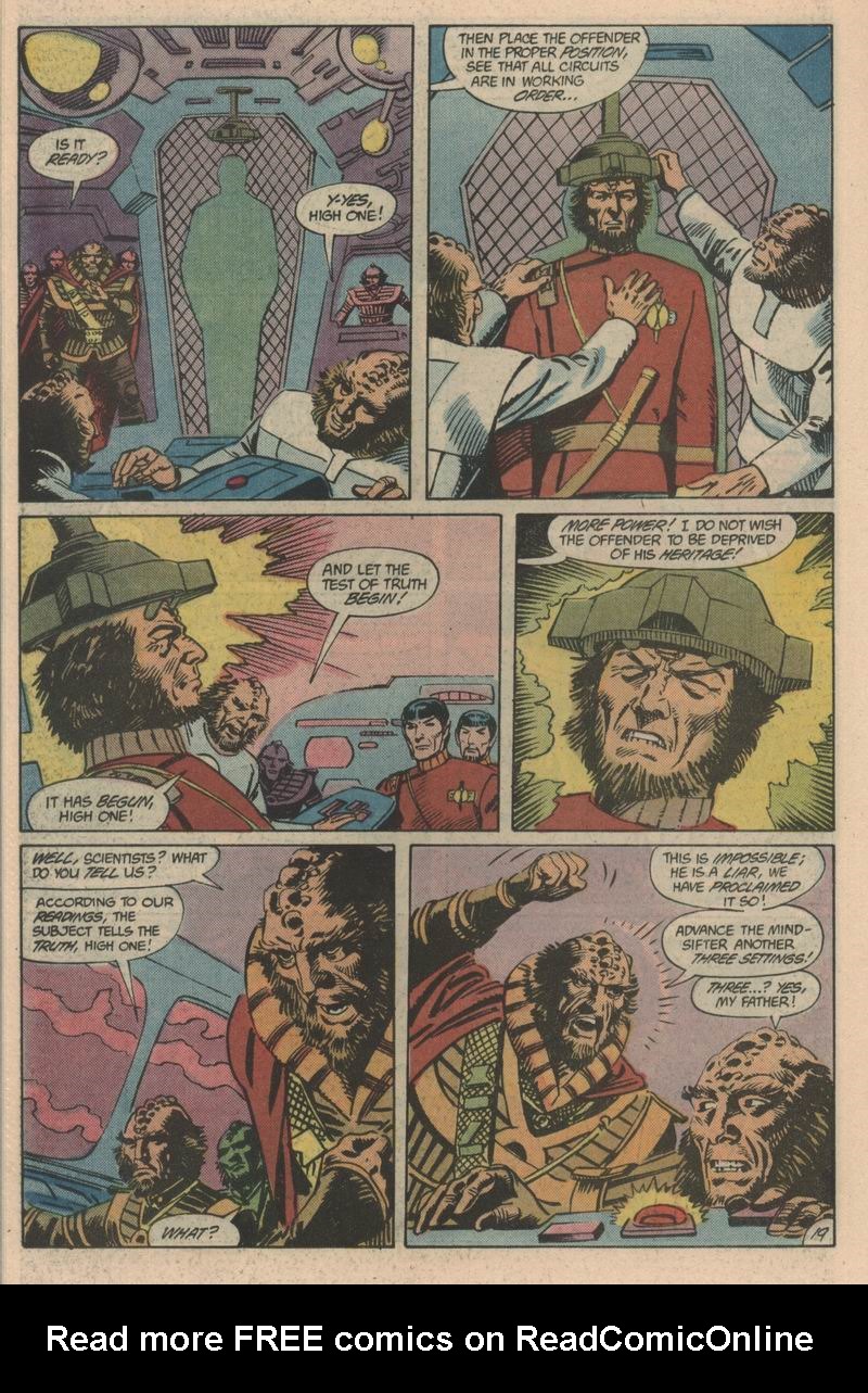 Read online Star Trek (1984) comic -  Issue #14 - 19