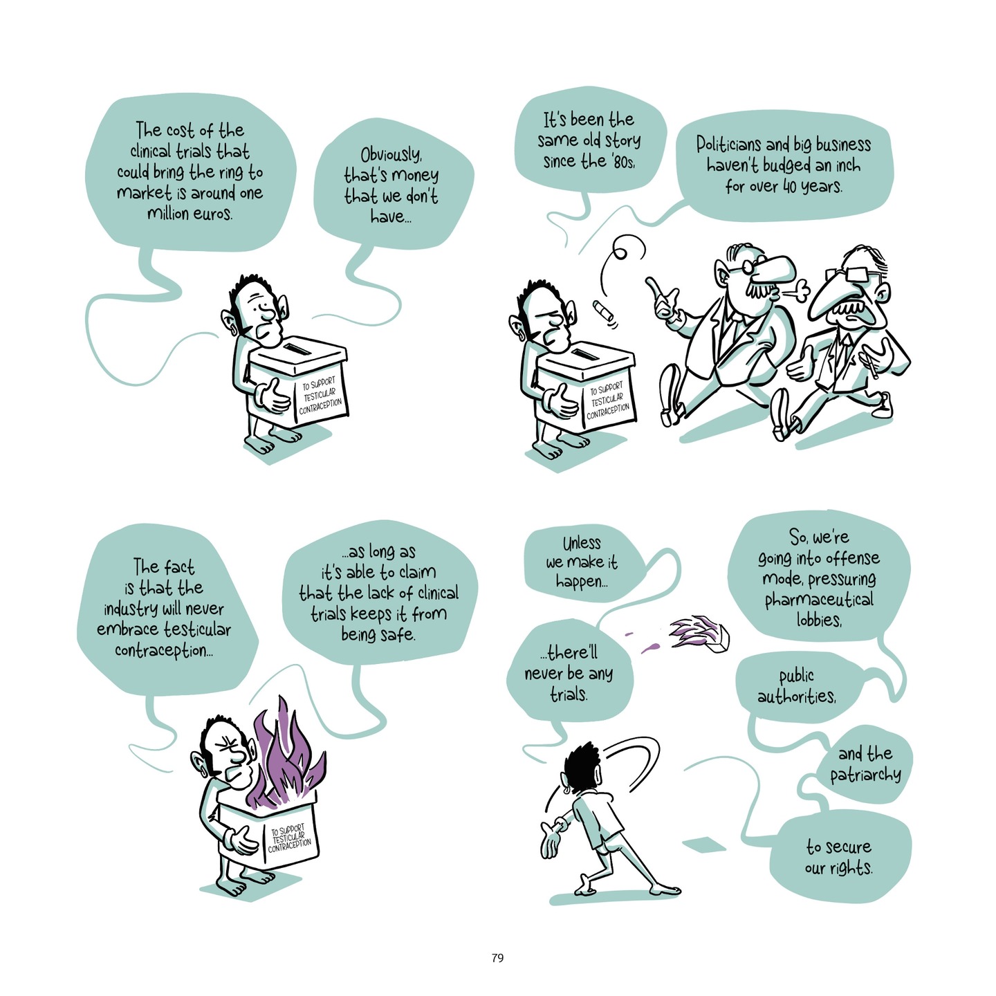 Read online Balls Up A Contraceptive Journey comic -  Issue # TPB - 78