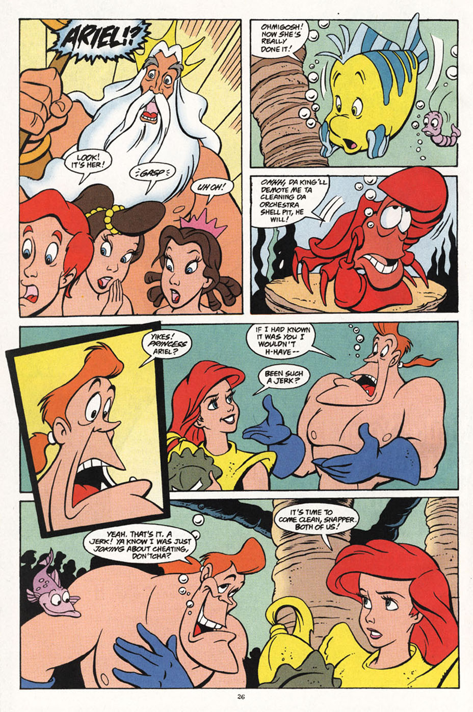 Read online Disney's The Little Mermaid comic -  Issue #9 - 28