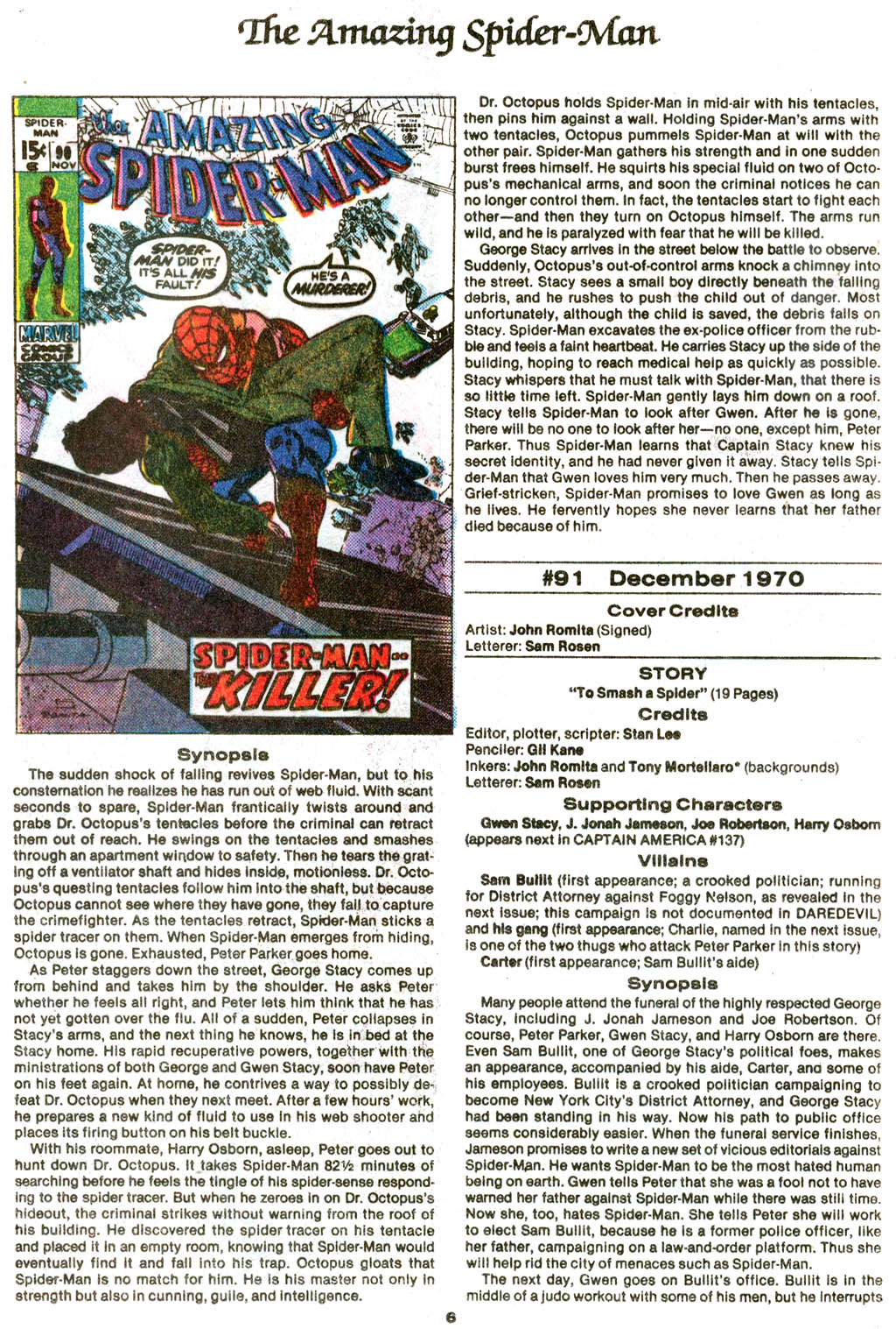 Read online The Official Marvel Index to The Amazing Spider-Man comic -  Issue #4 - 8