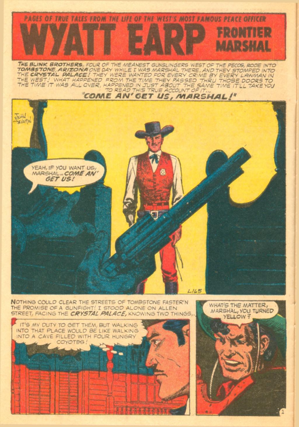 Read online Wyatt Earp comic -  Issue #9 - 10