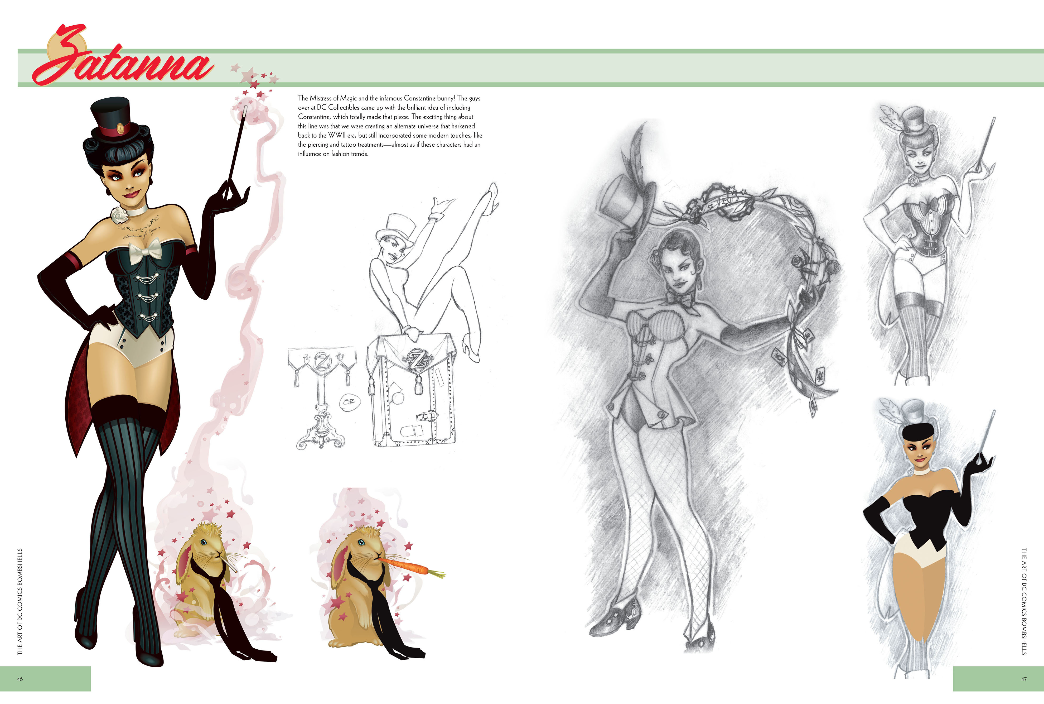 Read online The Art of DC Comics Bombshells comic -  Issue # TPB (Part 1) - 29