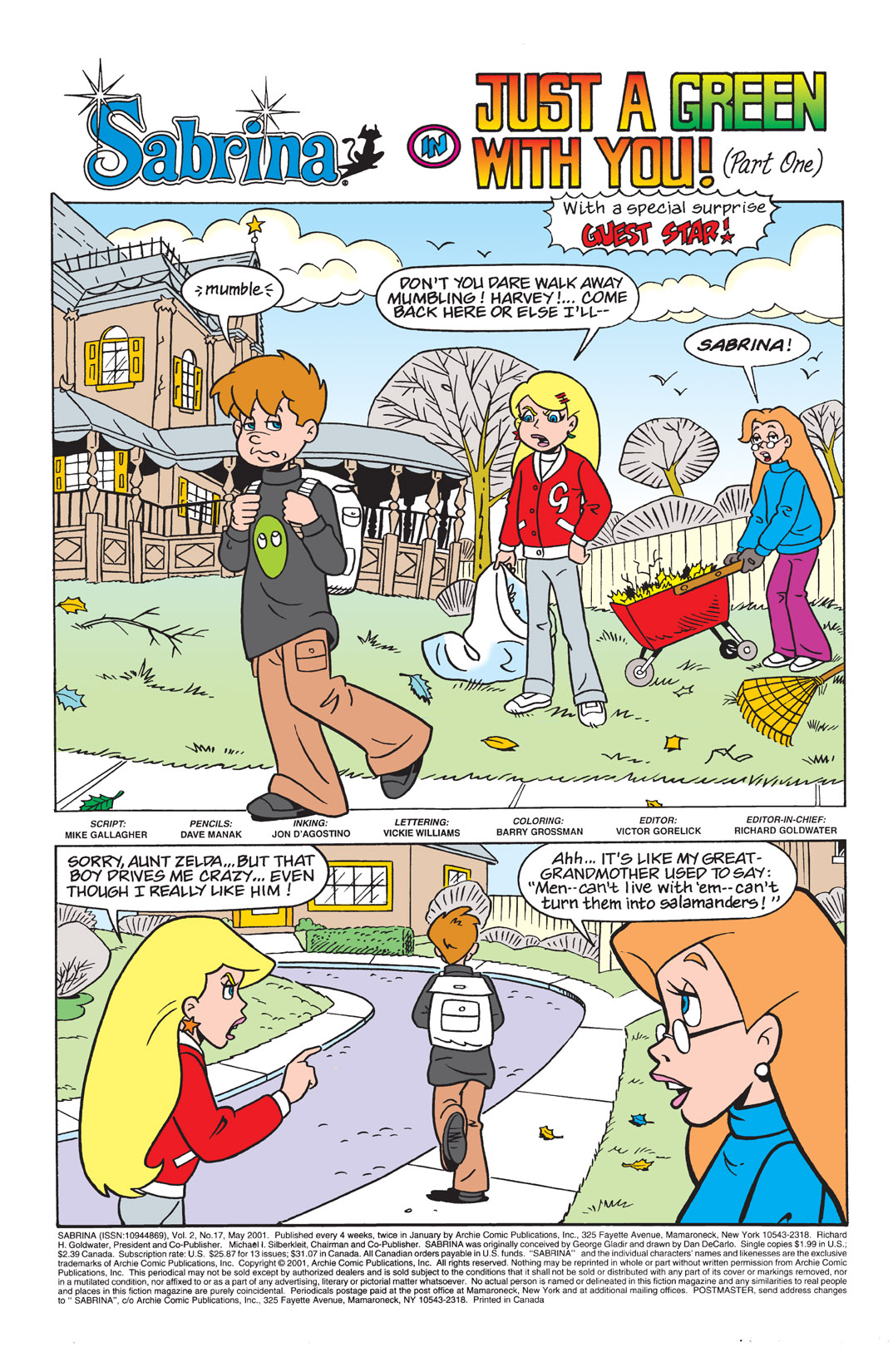 Read online Sabrina the Teenage Witch (2000) comic -  Issue #17 - 2