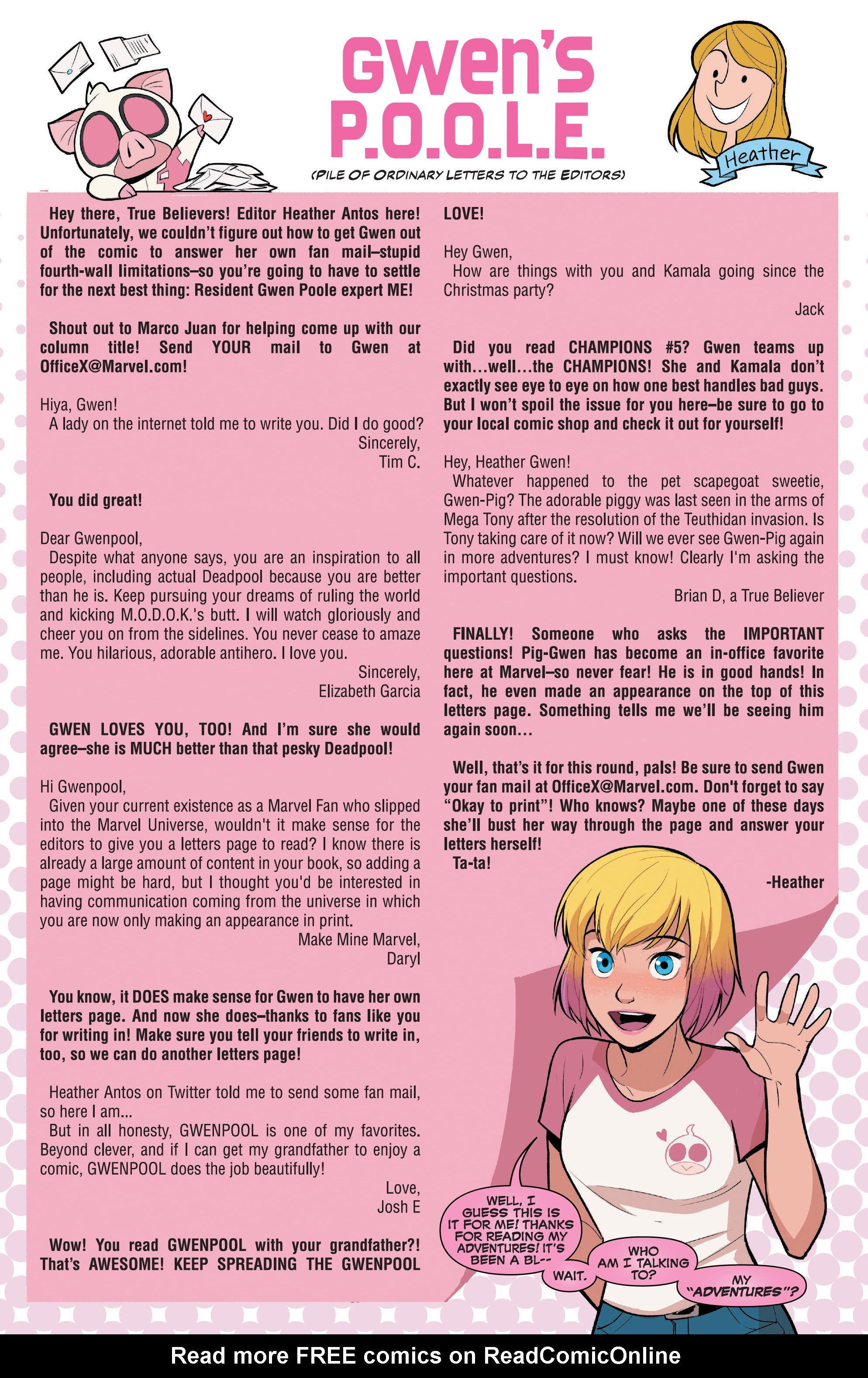 Read online Gwenpool Omnibus comic -  Issue # TPB (Part 6) - 13