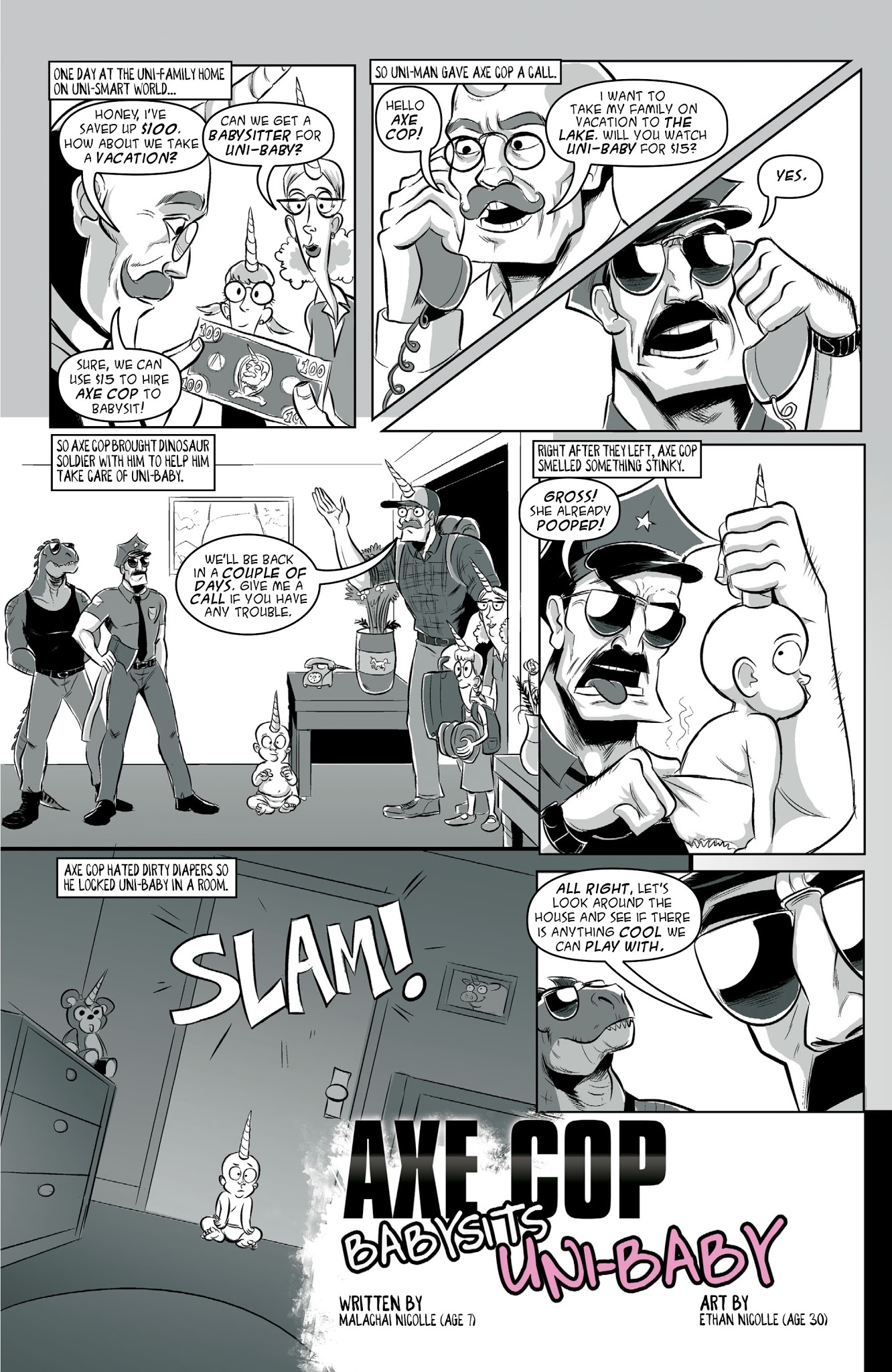 Read online Axe Cop comic -  Issue # TPB 3 - 94