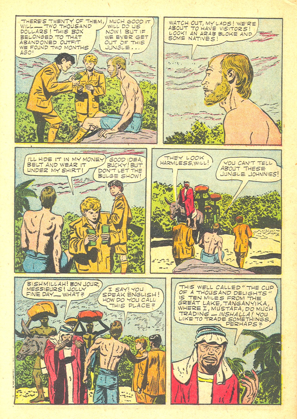 Read online Tarzan (1948) comic -  Issue #24 - 46