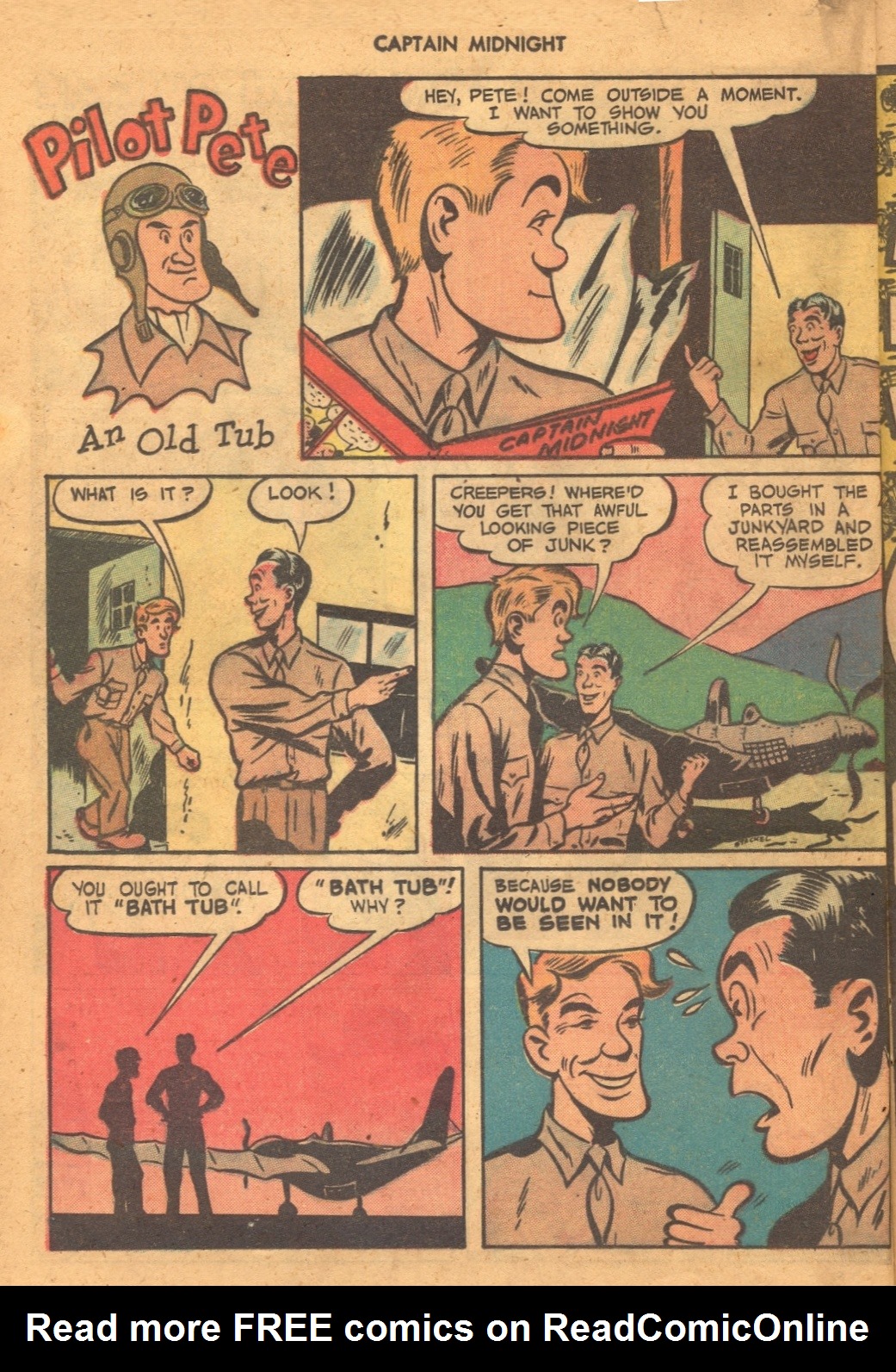Read online Captain Midnight (1942) comic -  Issue #61 - 12