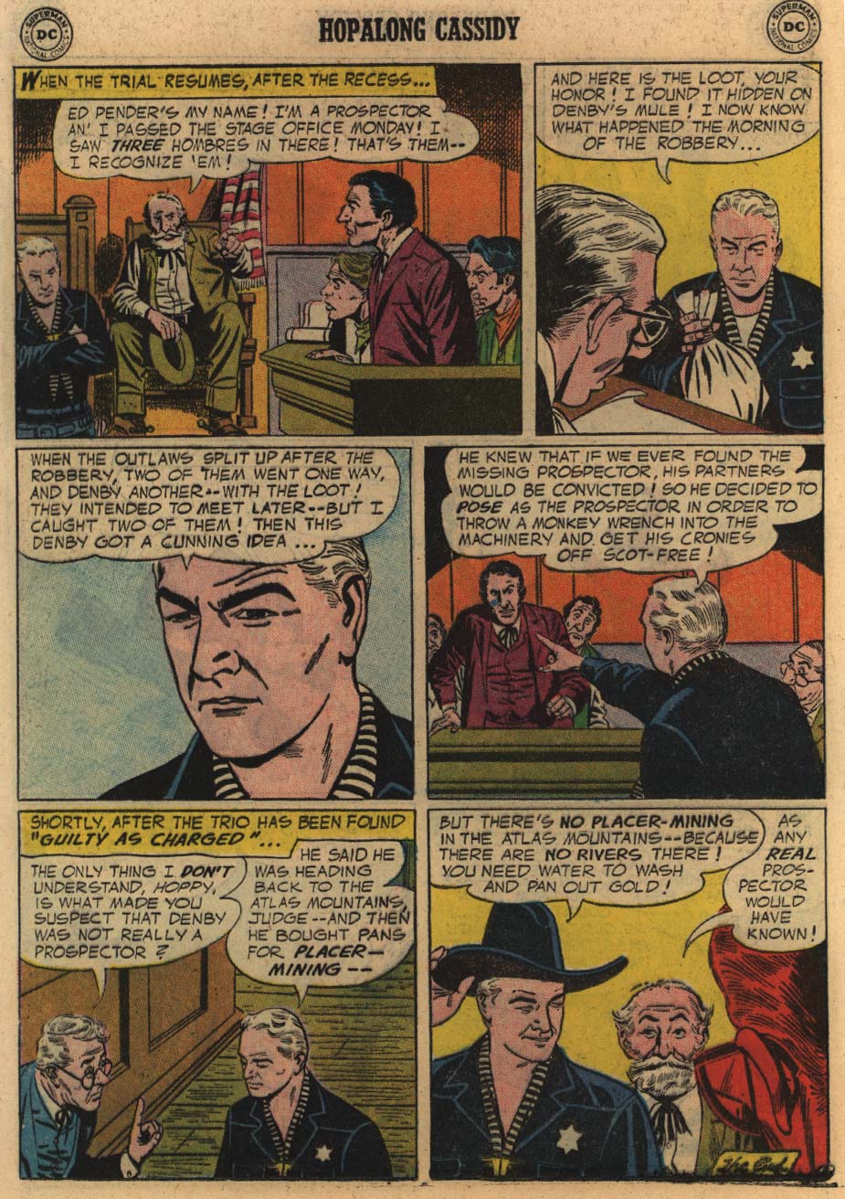 Read online Hopalong Cassidy comic -  Issue #114 - 20