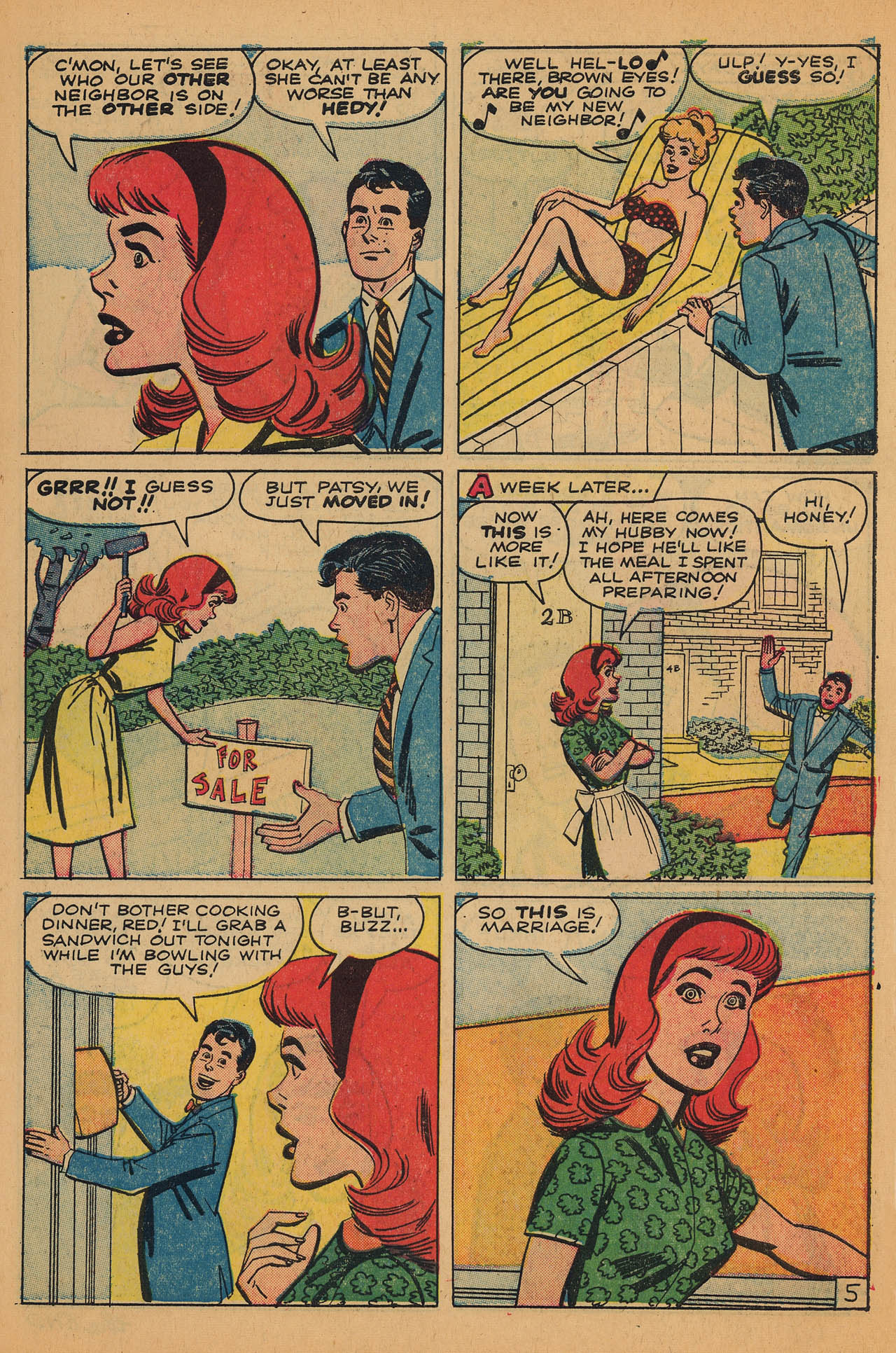 Read online Patsy Walker comic -  Issue #97 - 7