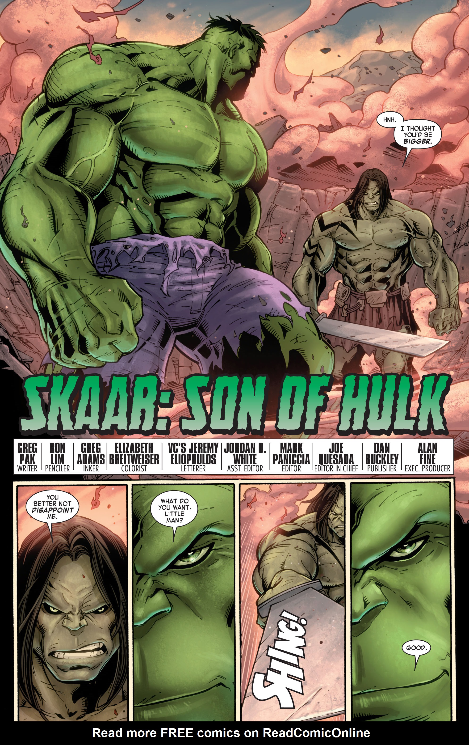 Read online Skaar: Son of Hulk comic -  Issue #12 - 4