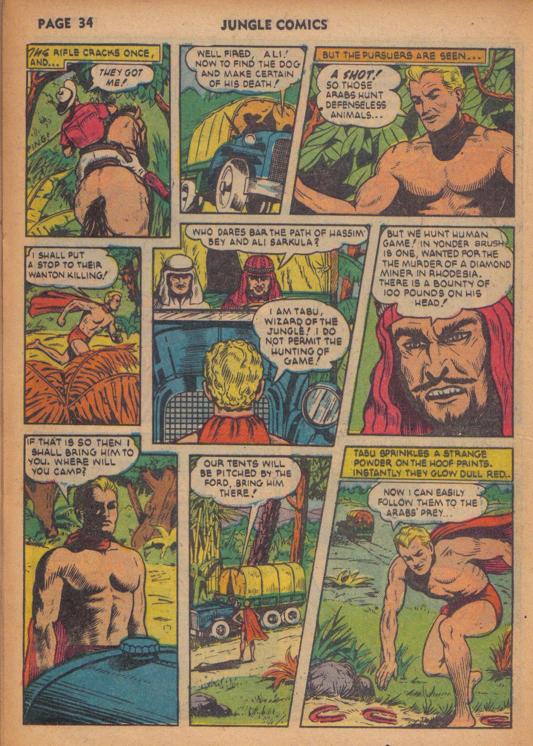 Read online Jungle Comics comic -  Issue #29 - 35