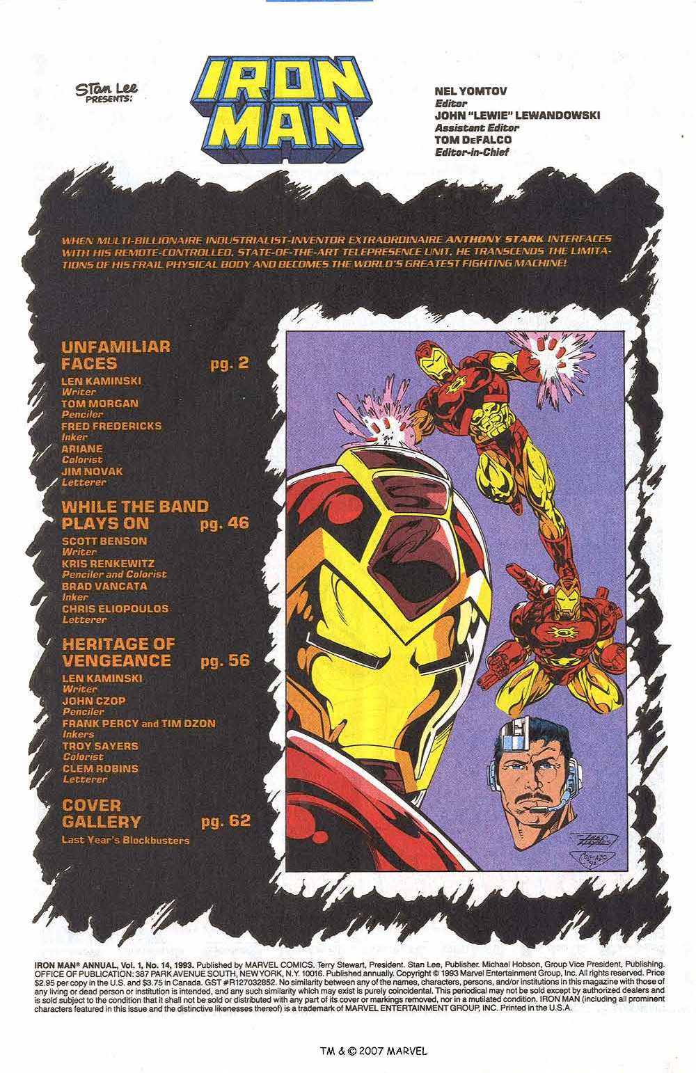 Read online Iron Man Annual comic -  Issue #14 - 3