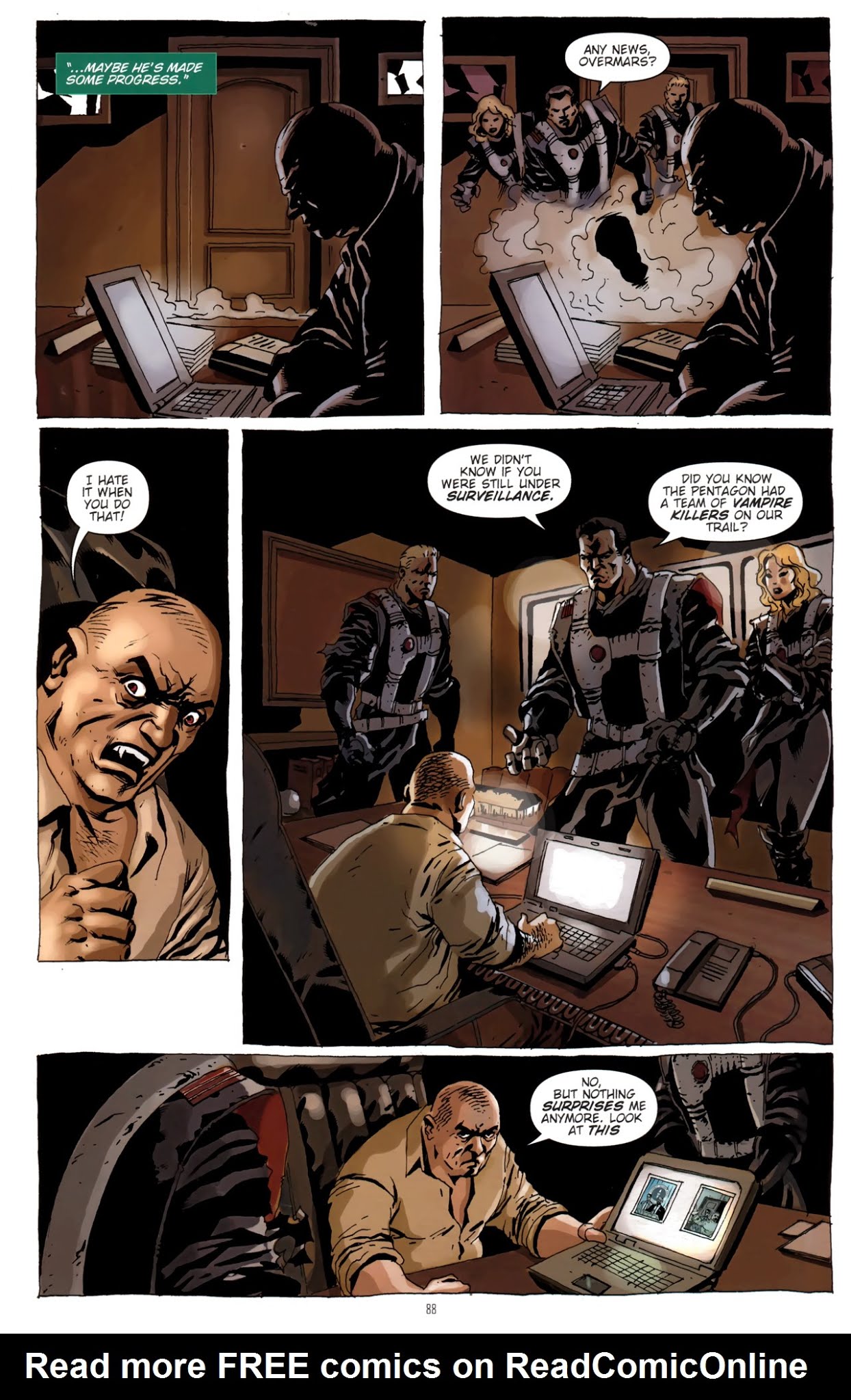Read online CVO : Covert Vampiric Operations -- 100-Page Spectacular comic -  Issue # TPB - 89