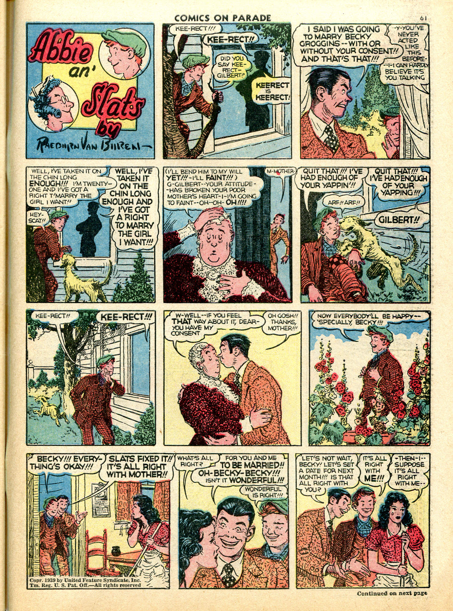 Read online Comics on Parade comic -  Issue #17 - 62