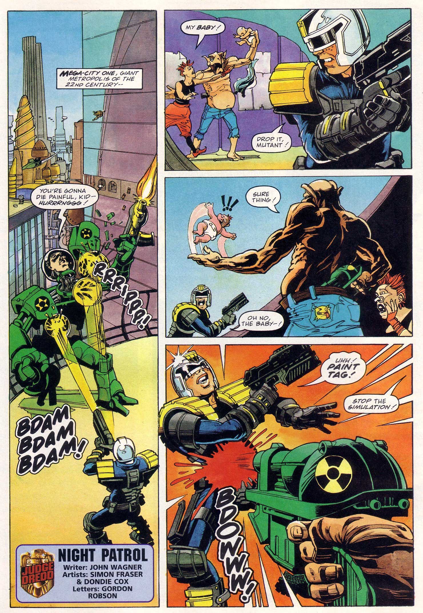 Read online Judge Dredd Lawman of the Future comic -  Issue #2 - 5