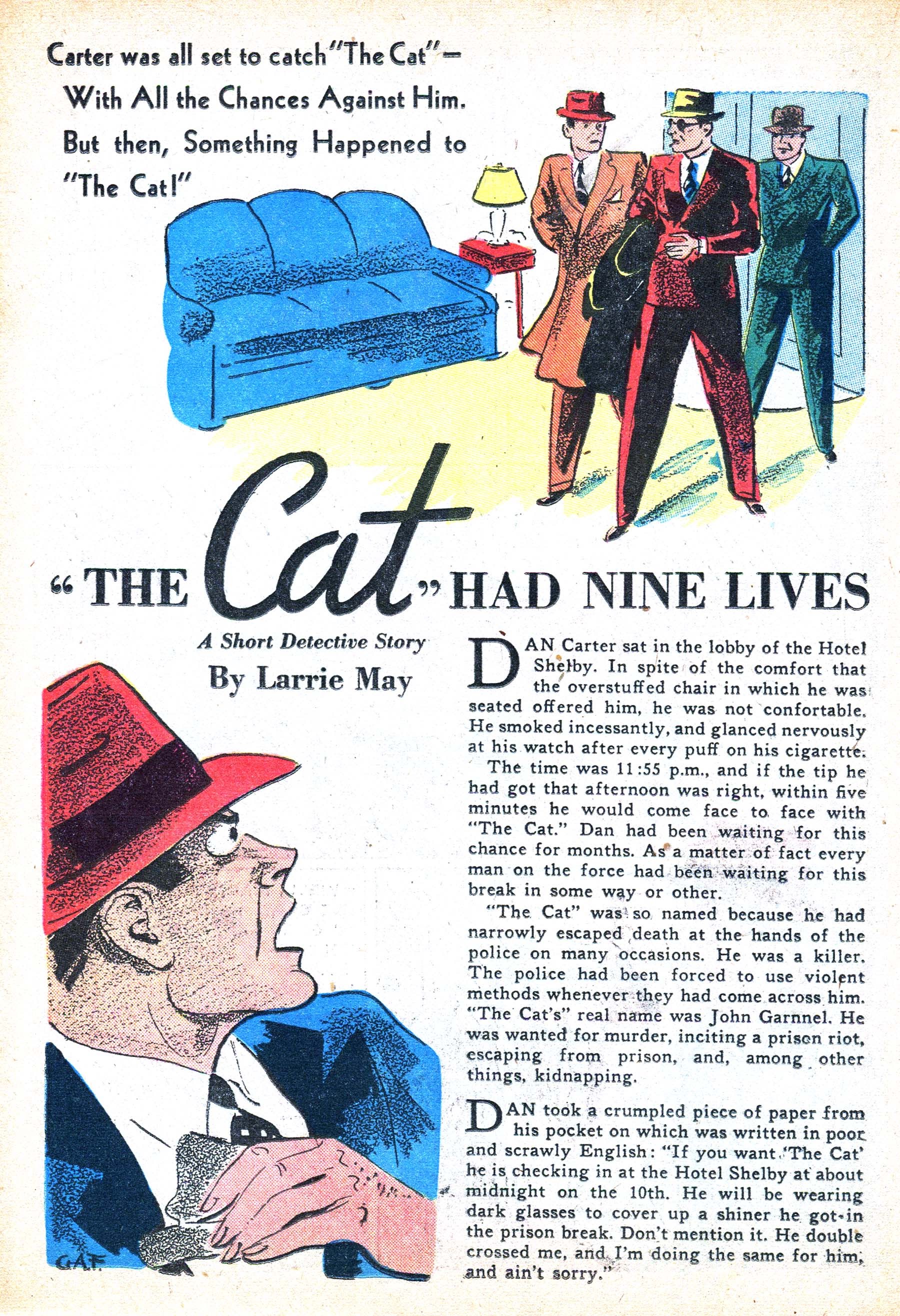 Read online Masked Marvel comic -  Issue #1 - 40