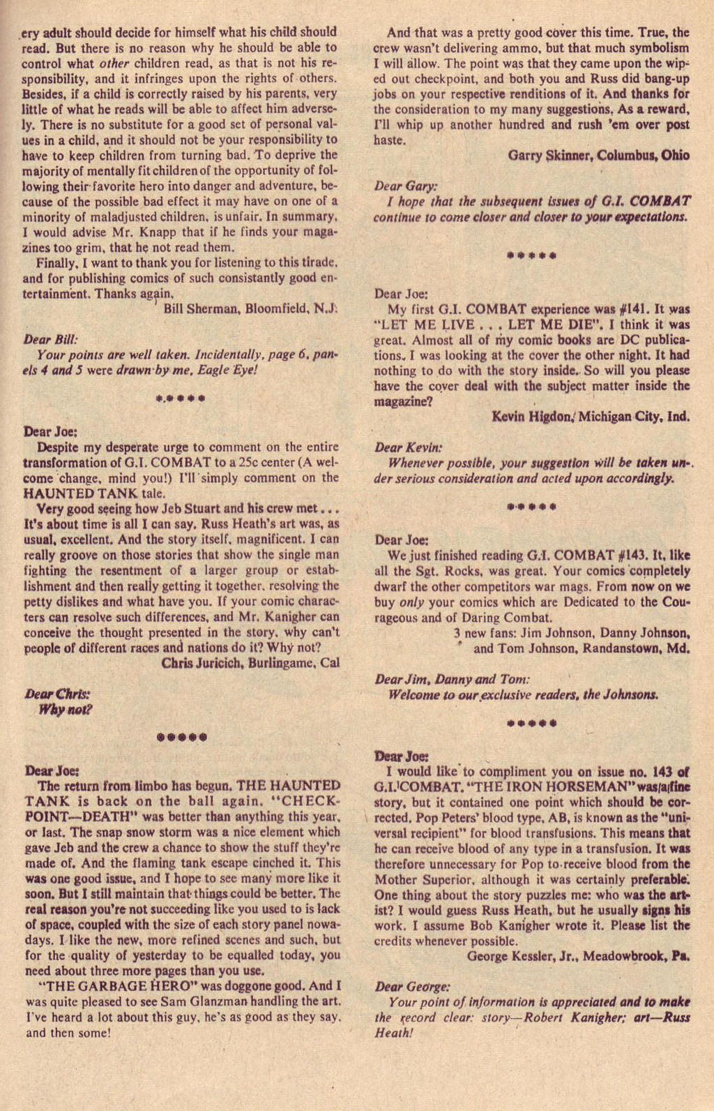 Read online G.I. Combat (1952) comic -  Issue #146 - 21