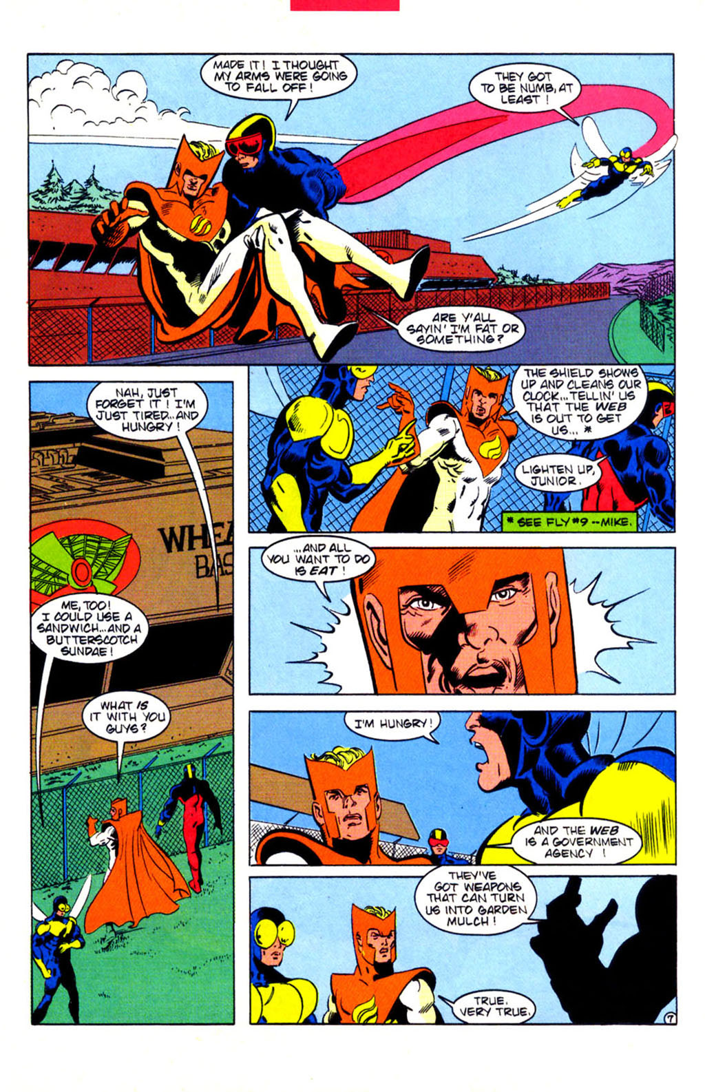 Read online The Web (1991) comic -  Issue #9 - 8