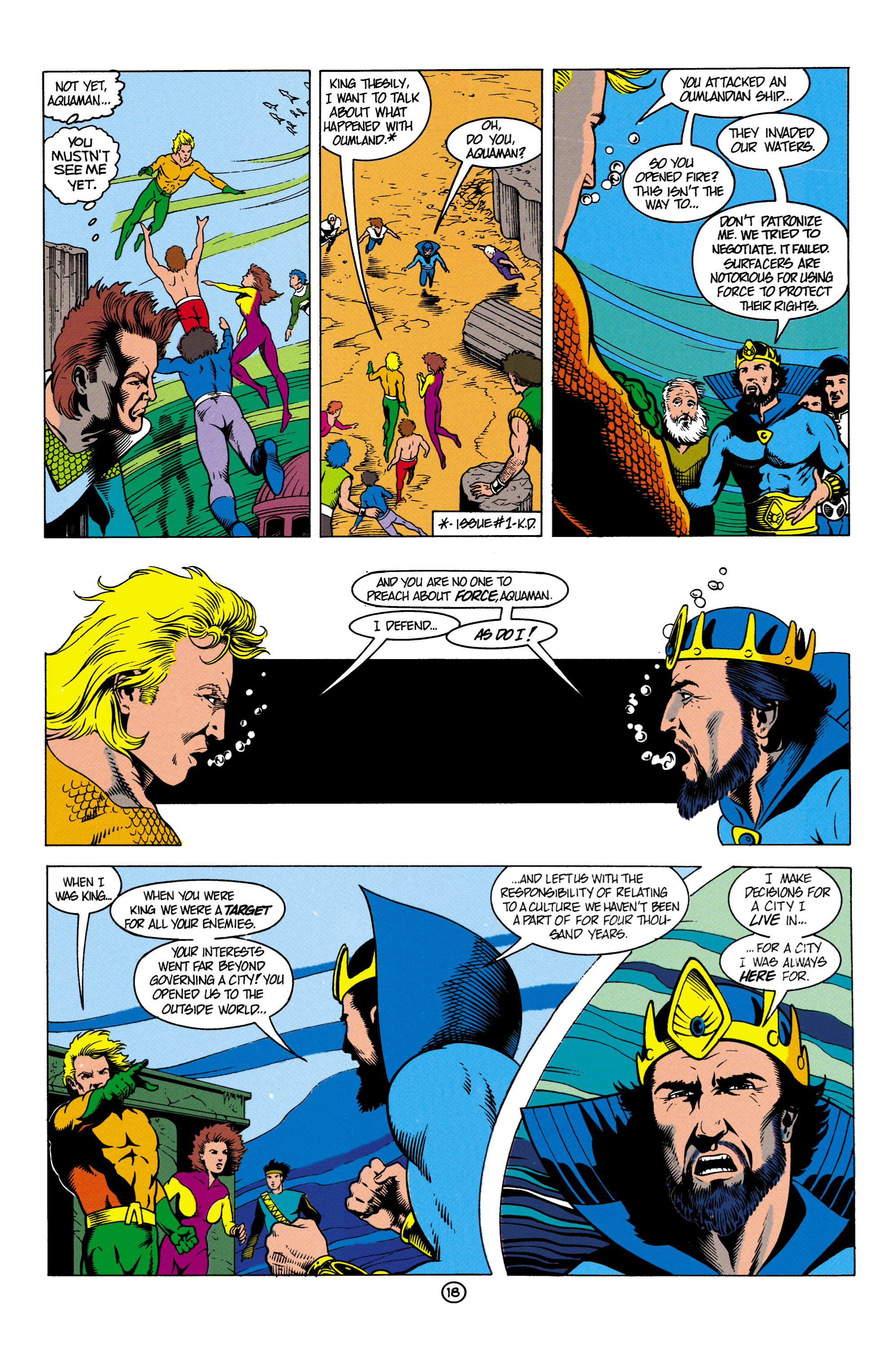 Aquaman (1991) Issue #4 #4 - English 19