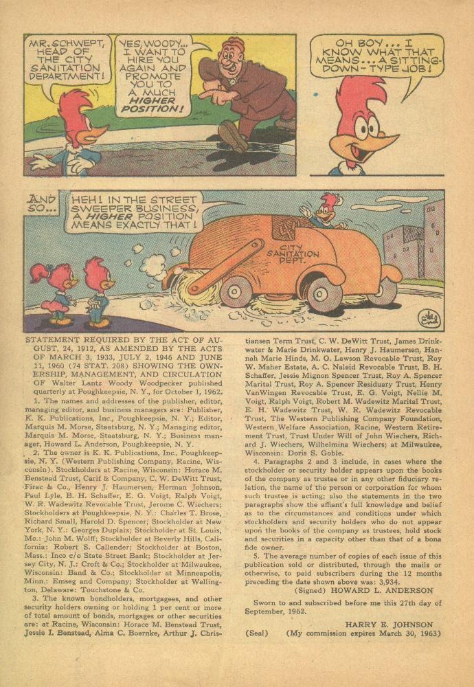 Read online Walter Lantz Woody Woodpecker (1962) comic -  Issue #76 - 34