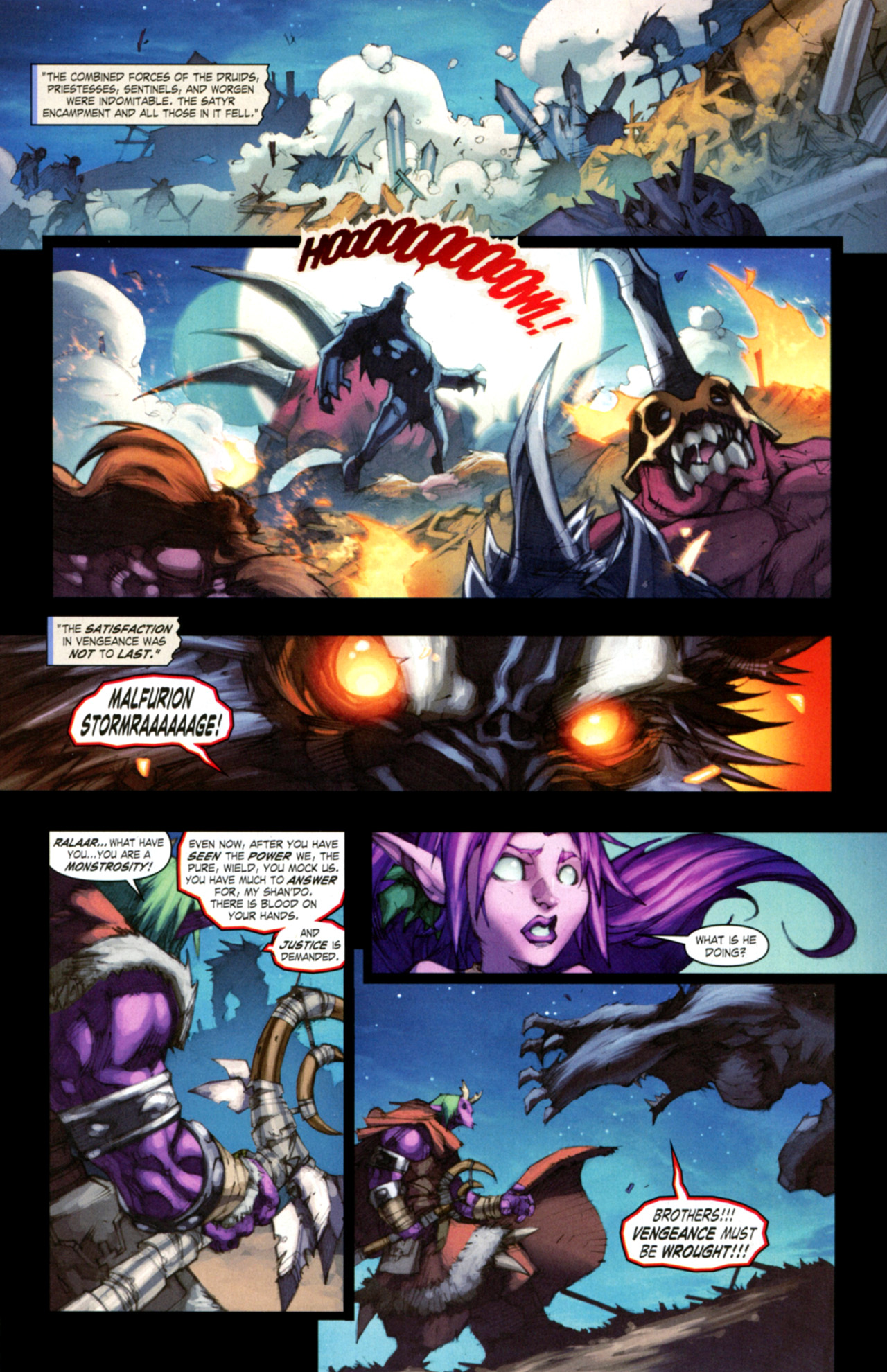 Read online World of Warcraft: Curse of the Worgen comic -  Issue #3 - 21