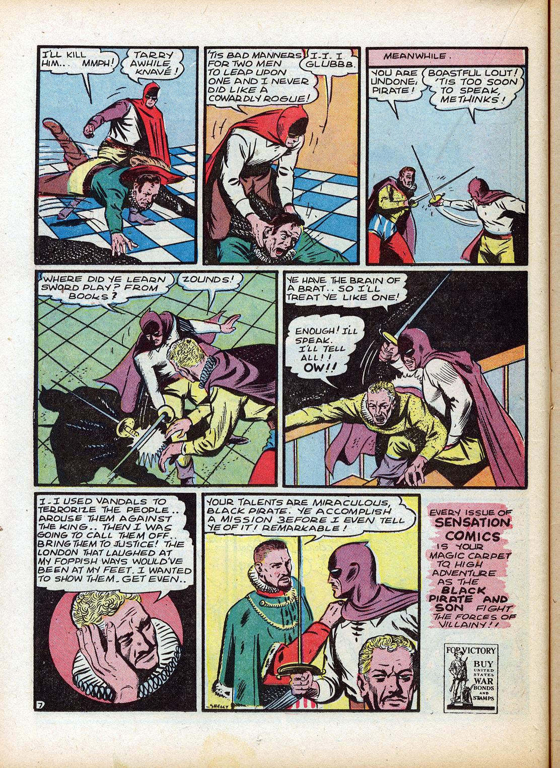 Read online Sensation (Mystery) Comics comic -  Issue #18 - 24