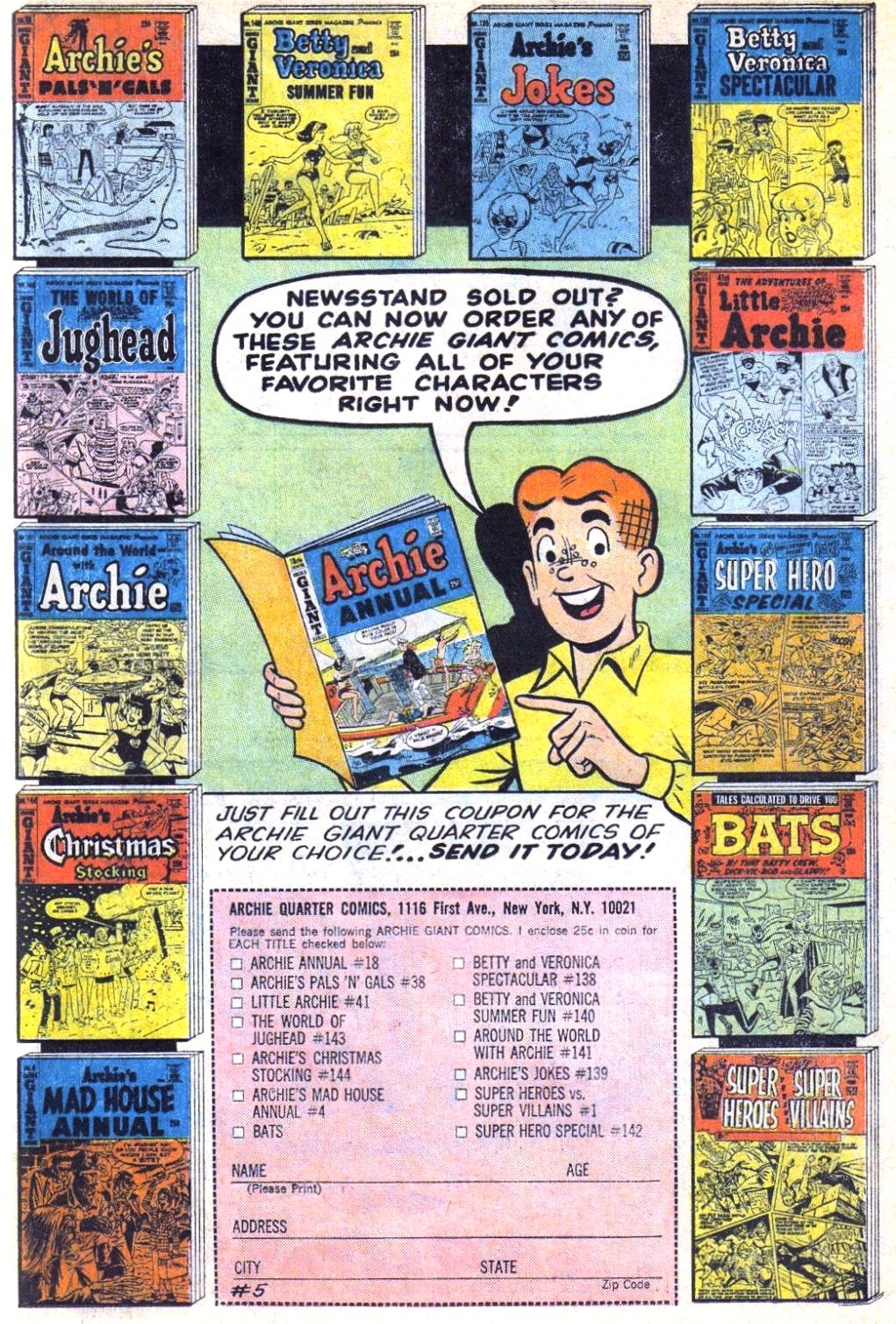 Read online Archie (1960) comic -  Issue #171 - 19